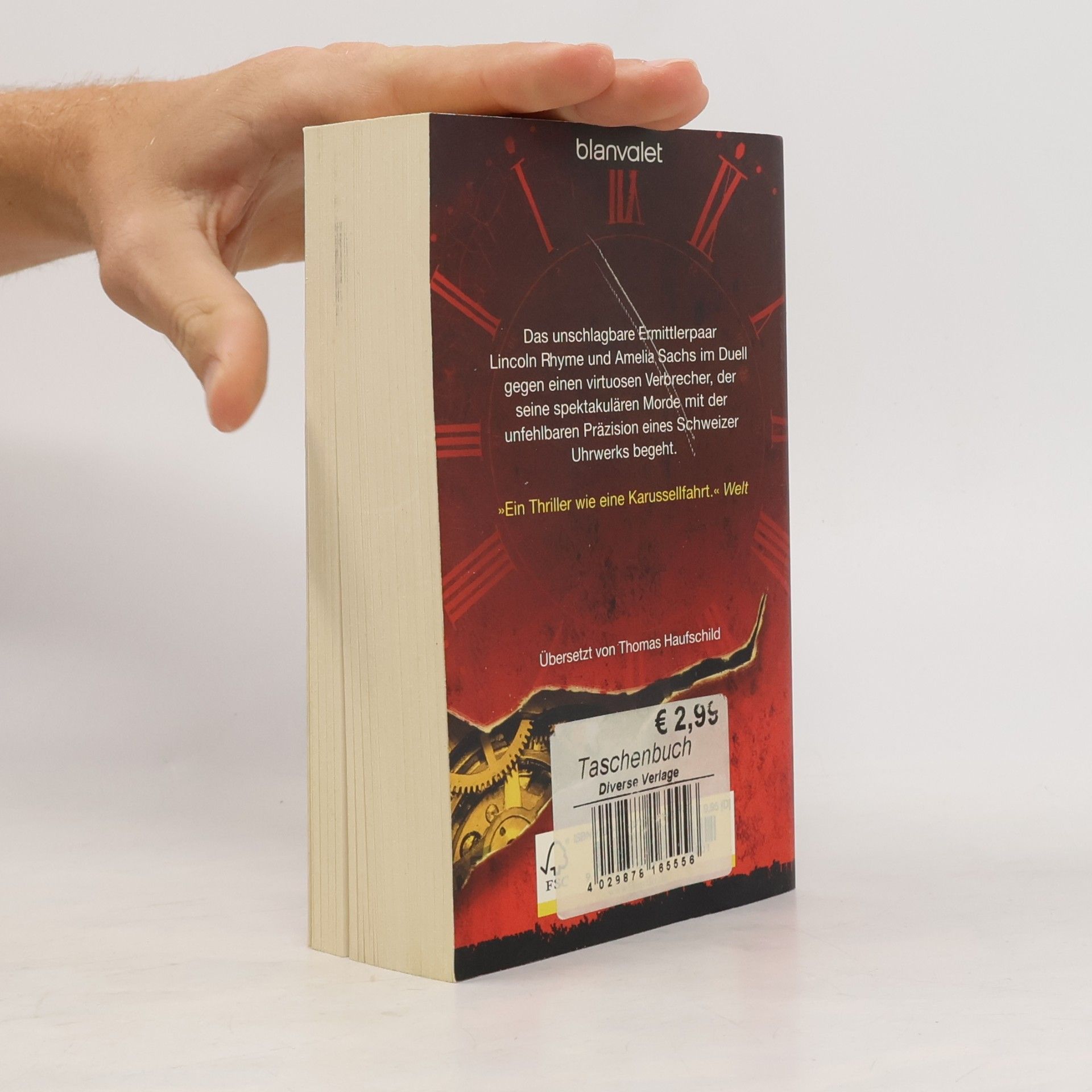 Jeffery Deaver Der gehetzte Uhrmacher