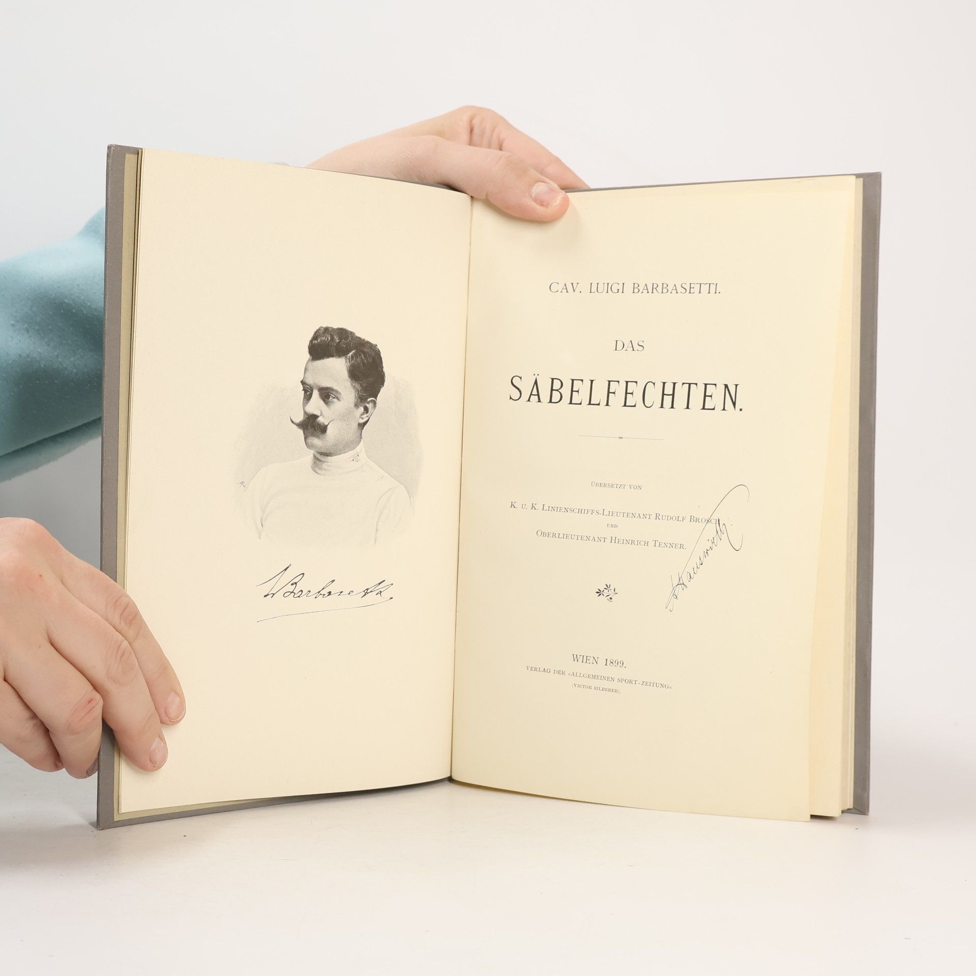 Luigi Barbasetti Das Säbelfechten