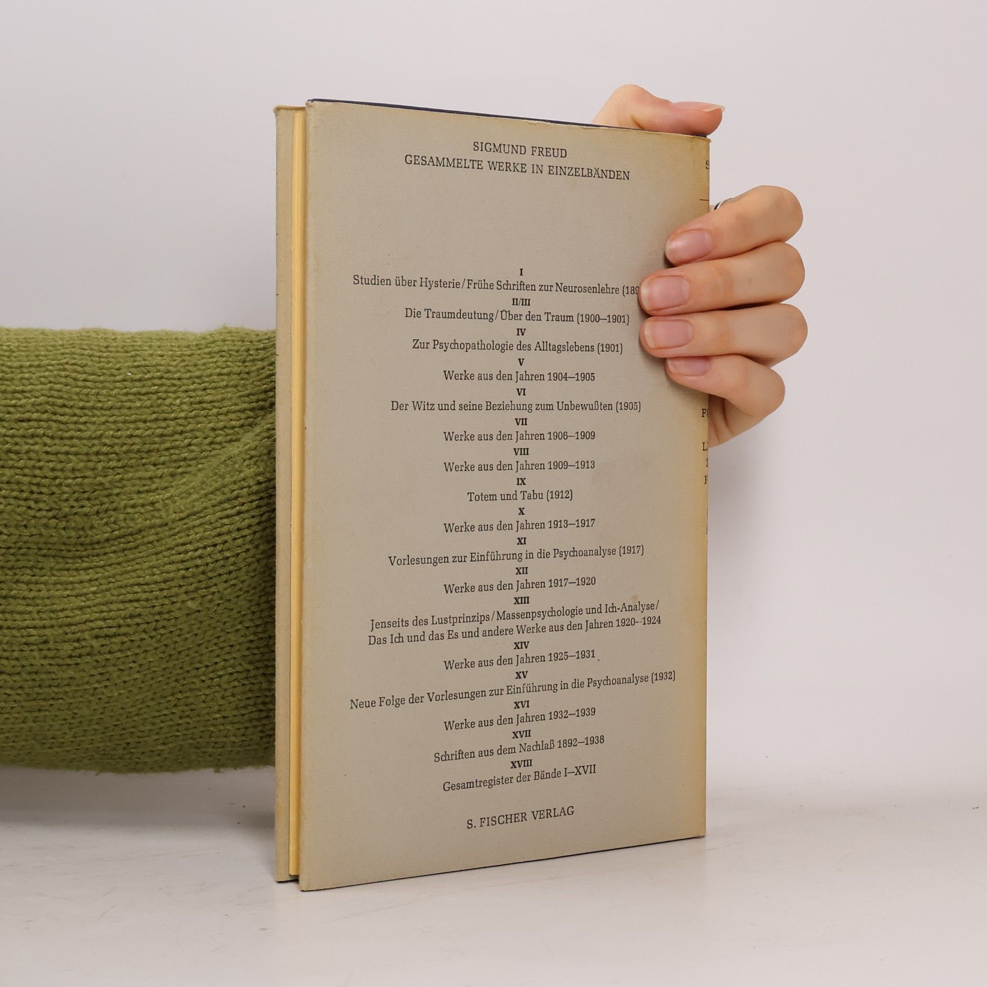 Sigmund Freud Gesammelte Werke