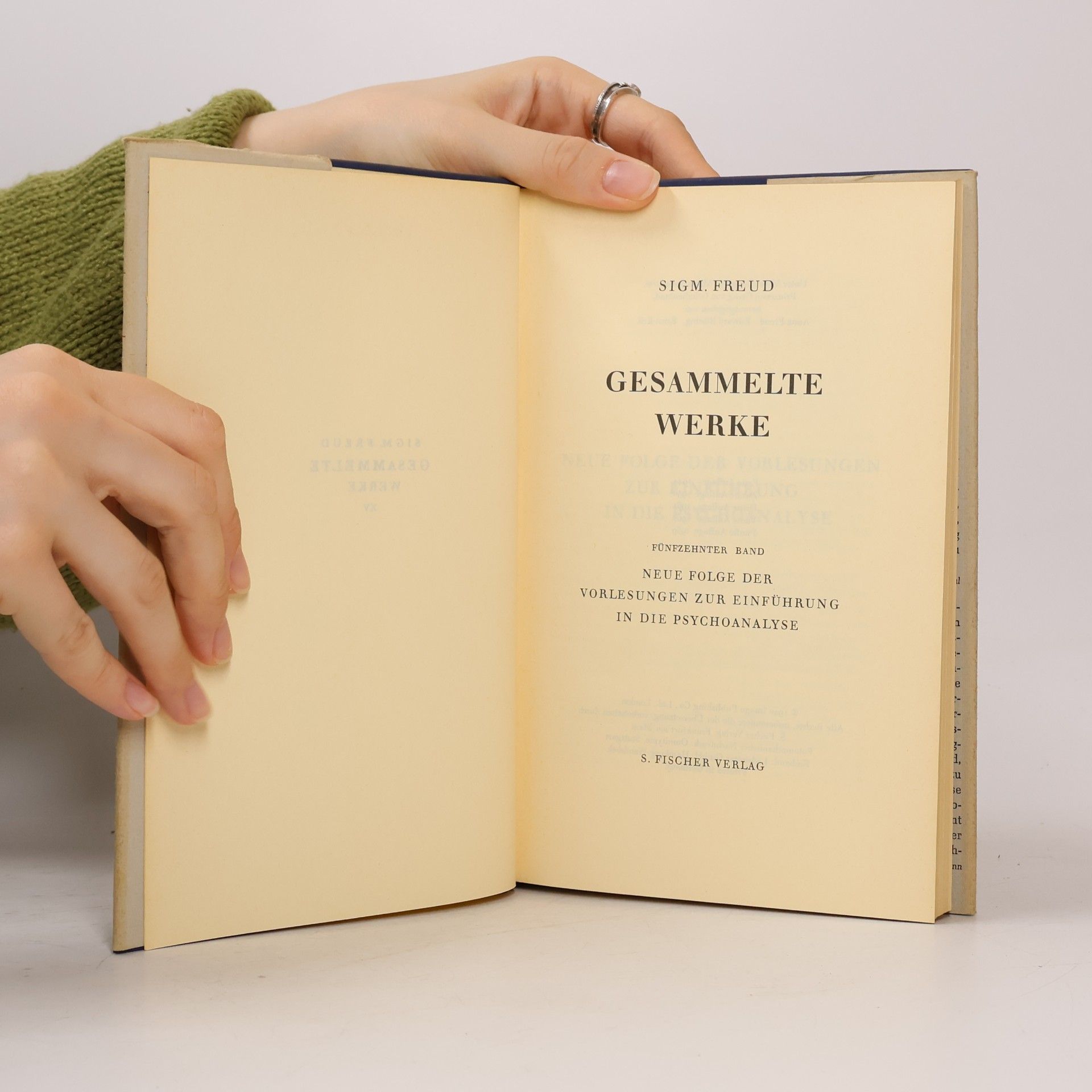 Sigmund Freud Gesammelte Werke