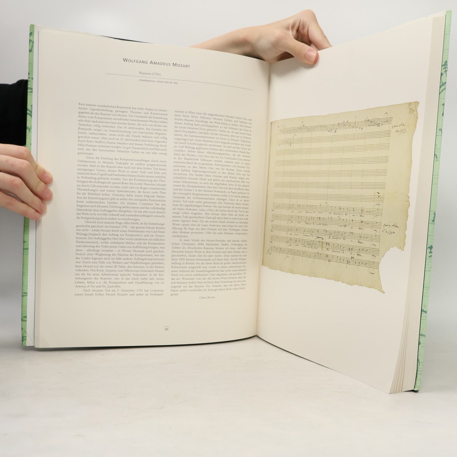 Günter Brosche Musikerhandschriften