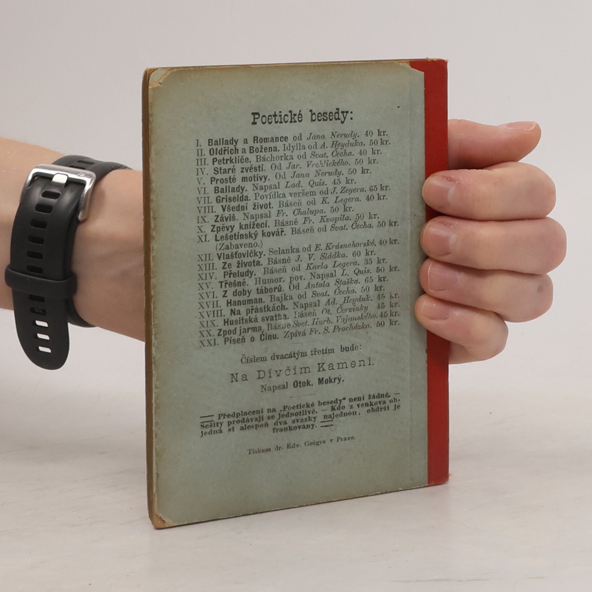 Jaroslav Vrchlický Poetické besedy XXII. Selské ballady