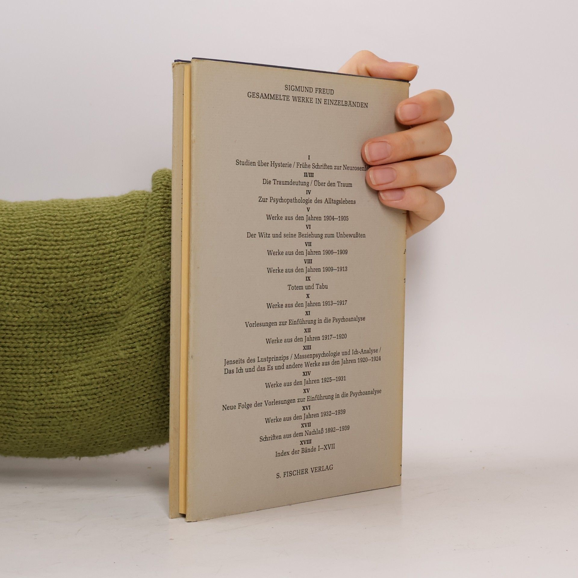 Sigmund Freud Gesammelte Werke