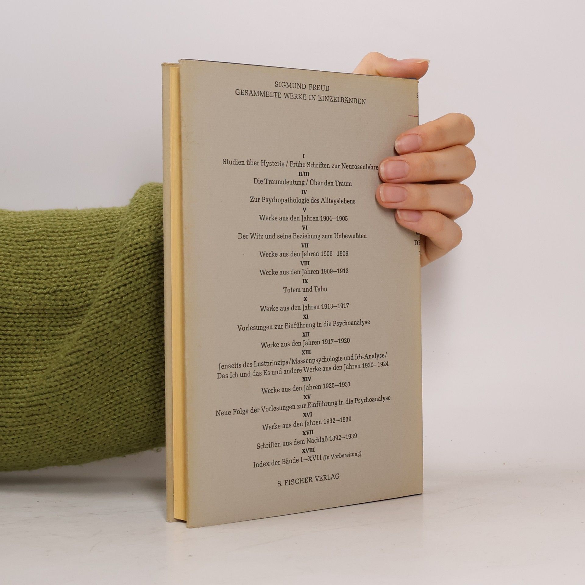 Sigmund Freud Gesammelte Werke
