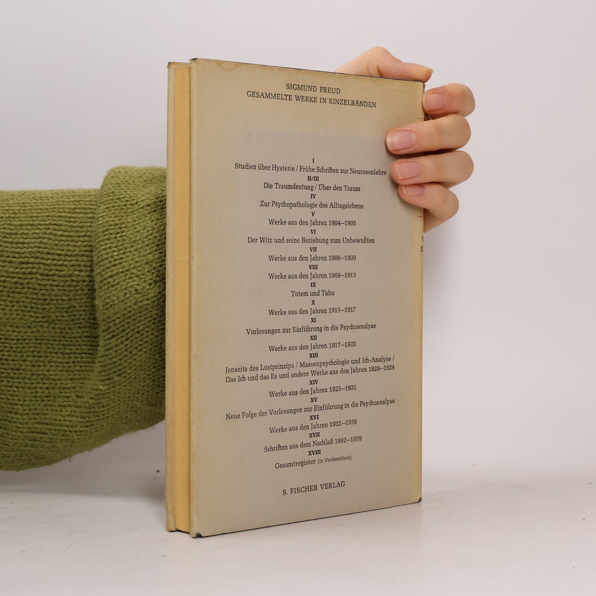 Sigmund Freud Gesammelte Werke. Werke aus den Jahren 1917-1920