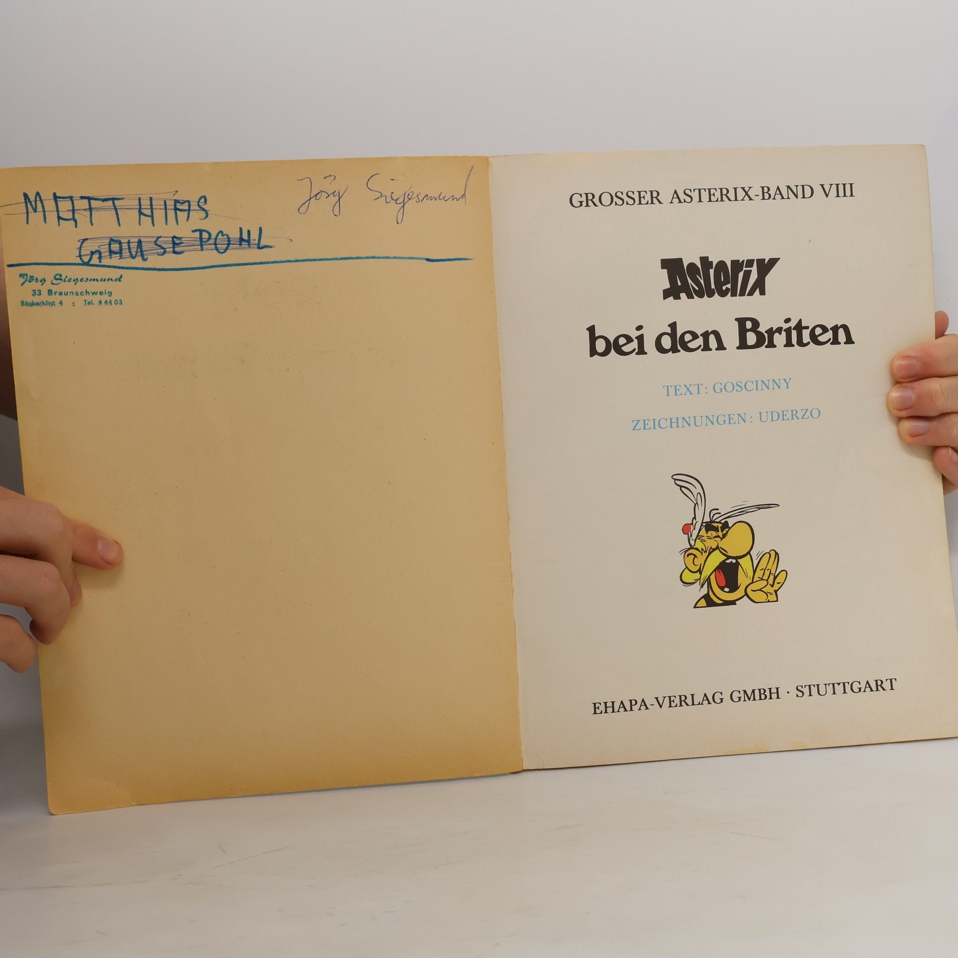 Albert Uderzo Grosser Asterix-Band VIII. Asterix bei den Briten
