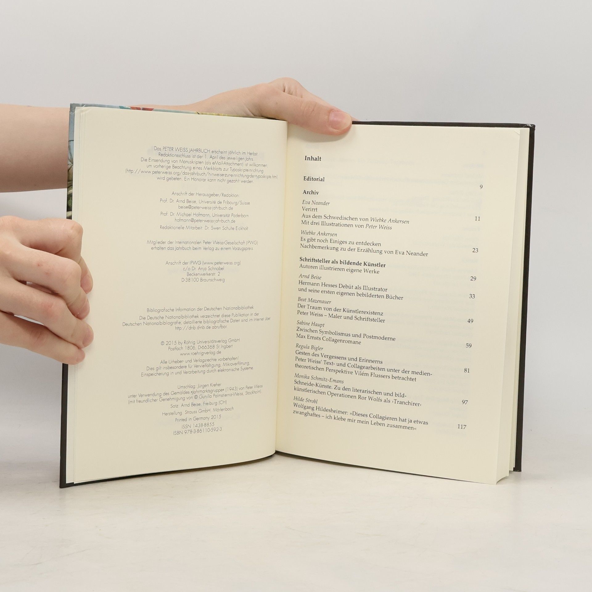 Arnd Beise Peter Weiss Jahrbuch 24 (2015)
