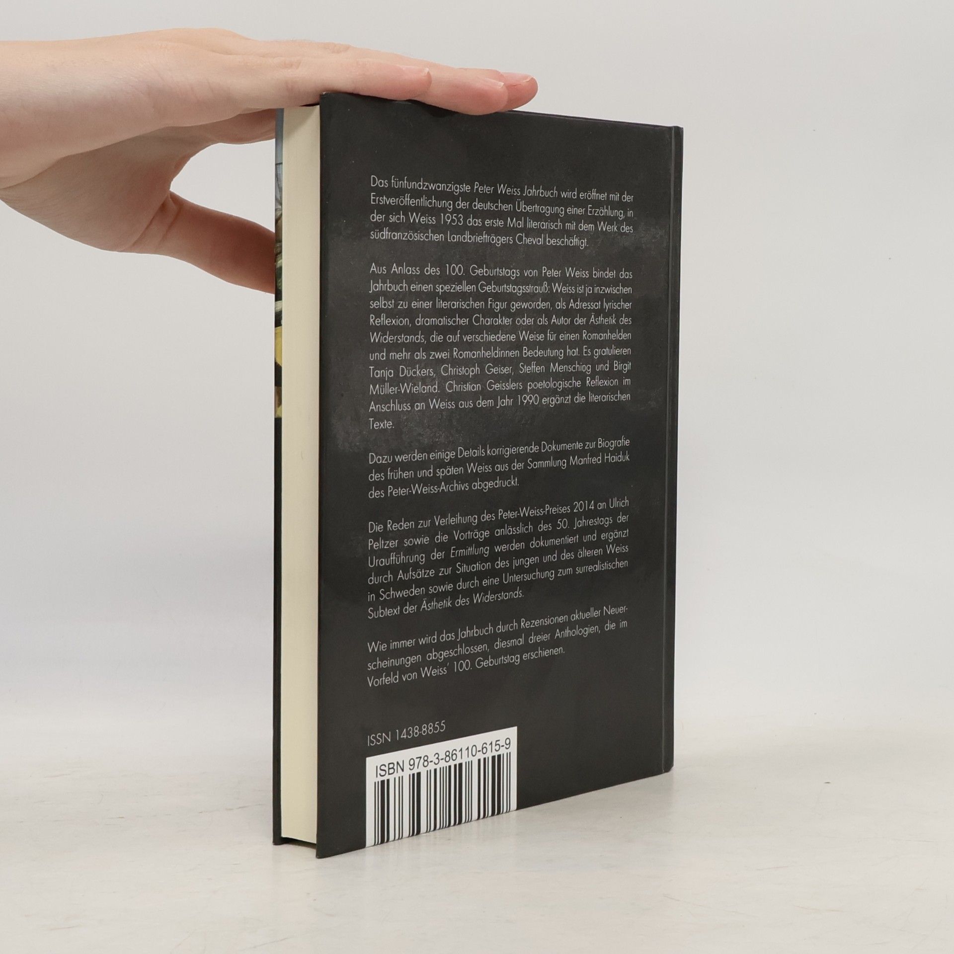 Arnd Beise Peter Weiss Jahrbuch 2016