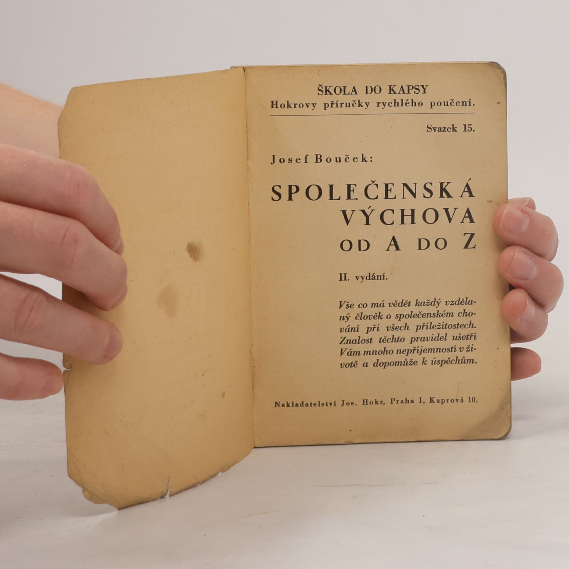 Josef Bouček Společenská výchova od A do Z