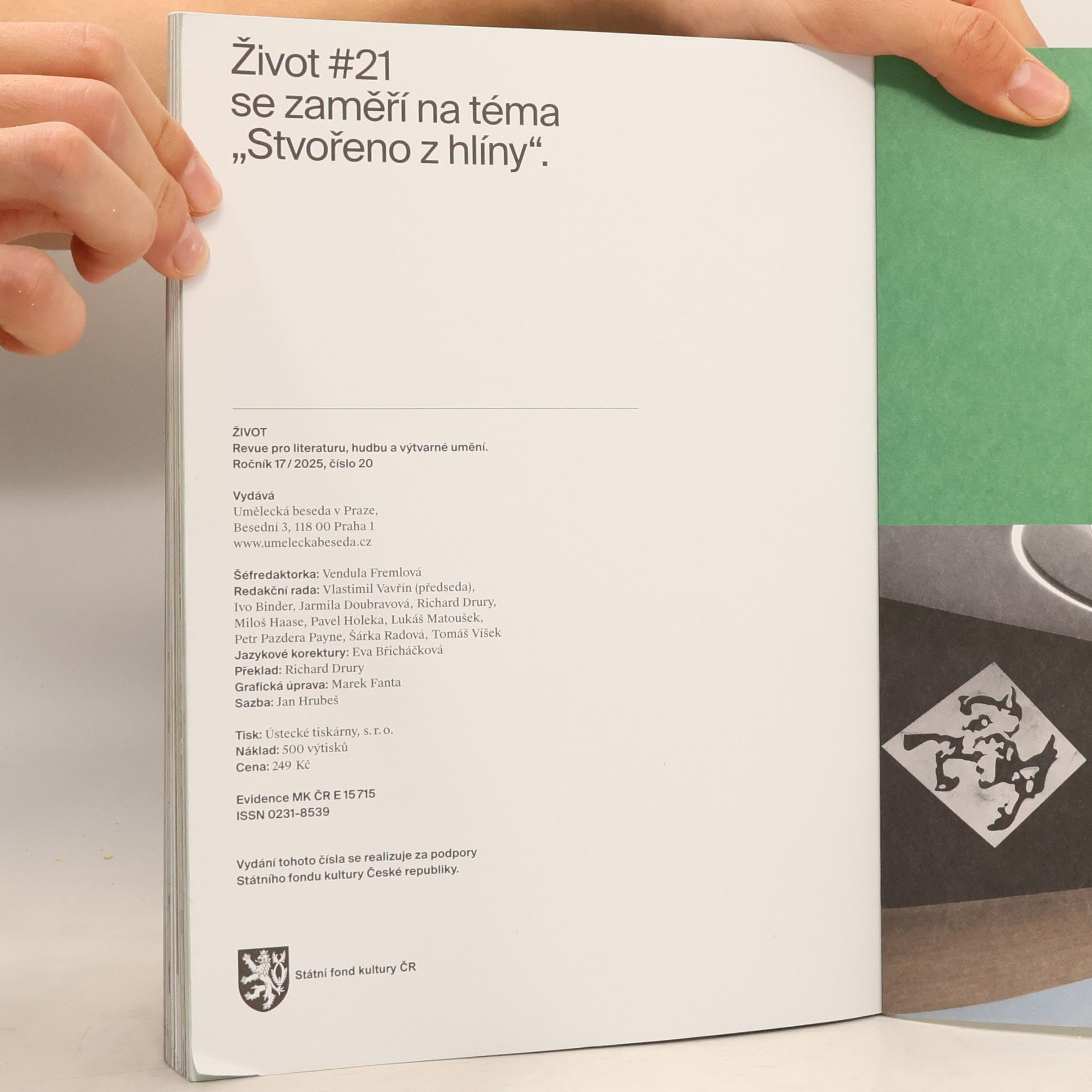 Various authors Život. Revue Umělecké besedy 20/2025