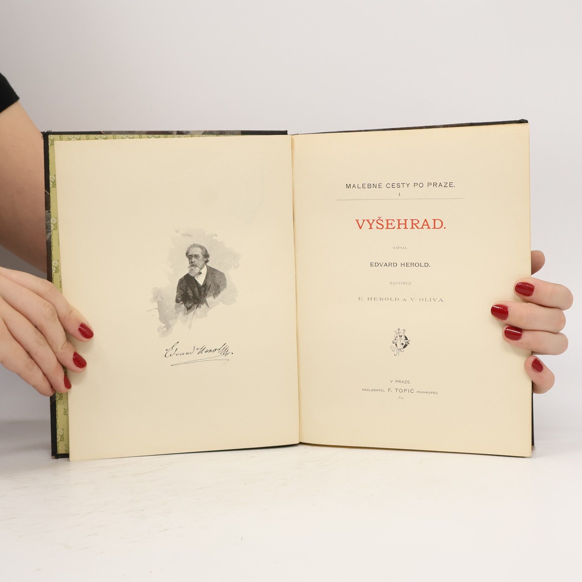 Eduard Herold Malebné cesty po Praze I: Vyšehrad