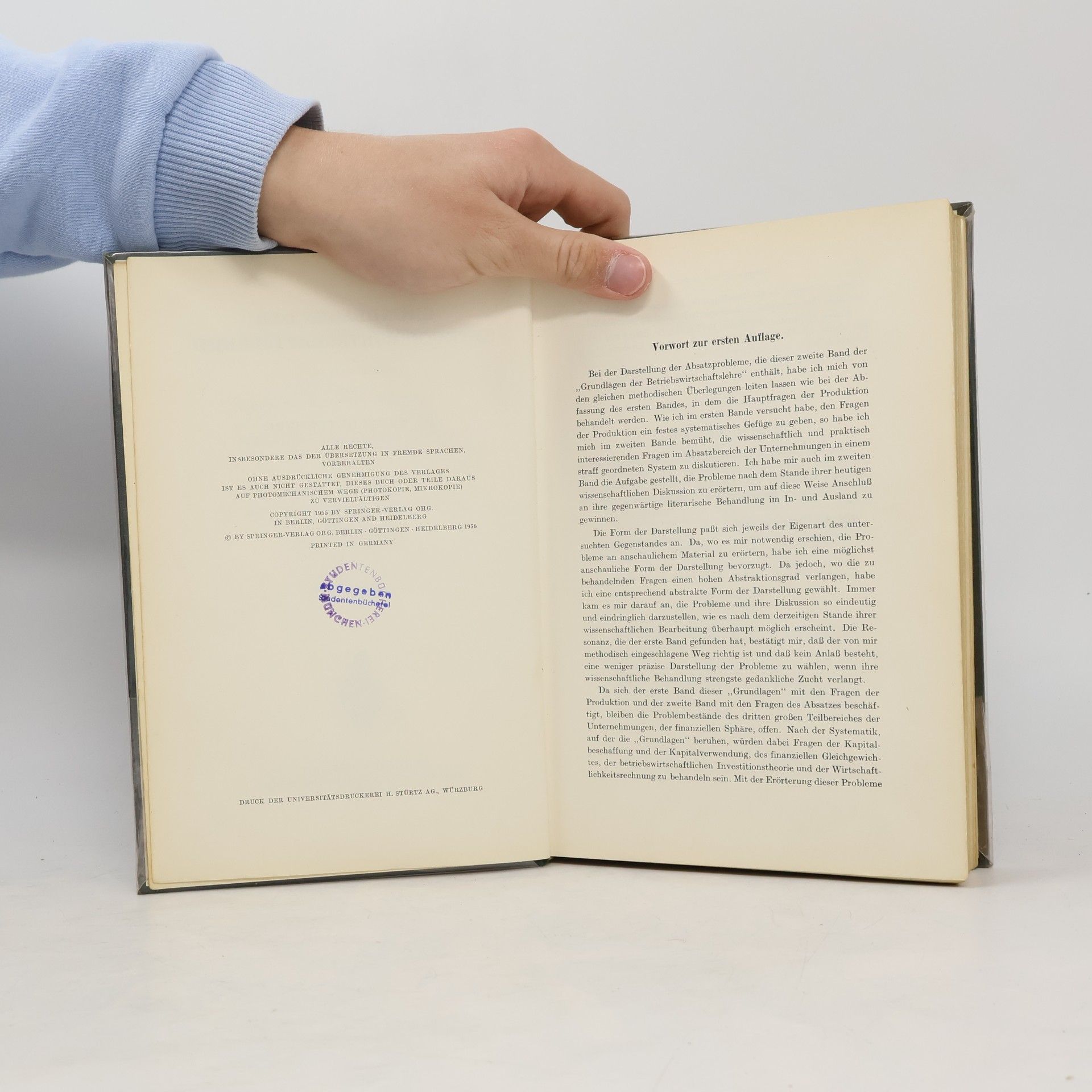 Erich Gutenberg Betriebswirtschafts-Lehre