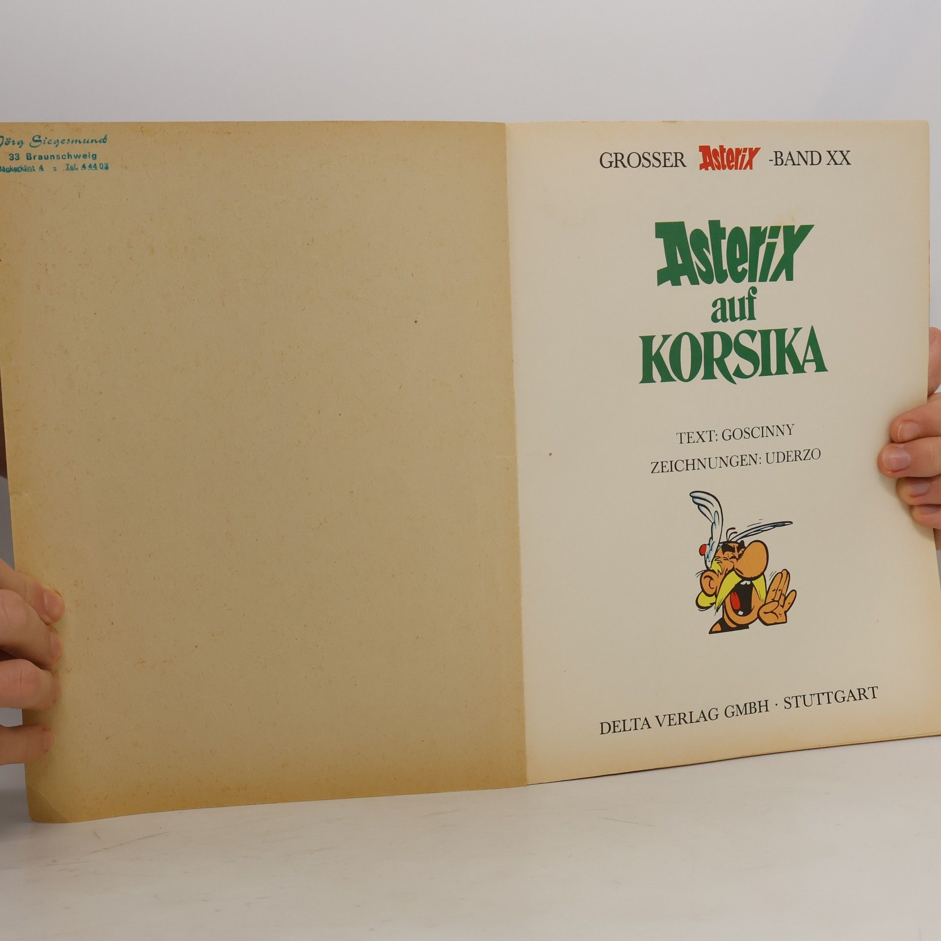 René Goscinny Grosser Asterix 20. Asterix auf Korsika