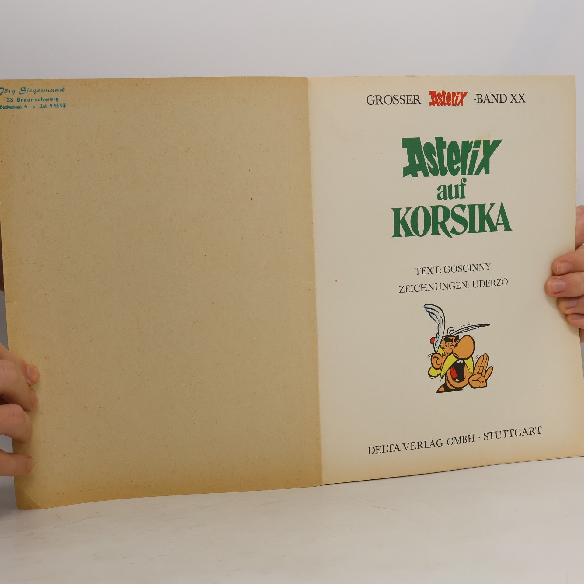 René Goscinny Grosser Asterix 20. Asterix auf Korsika