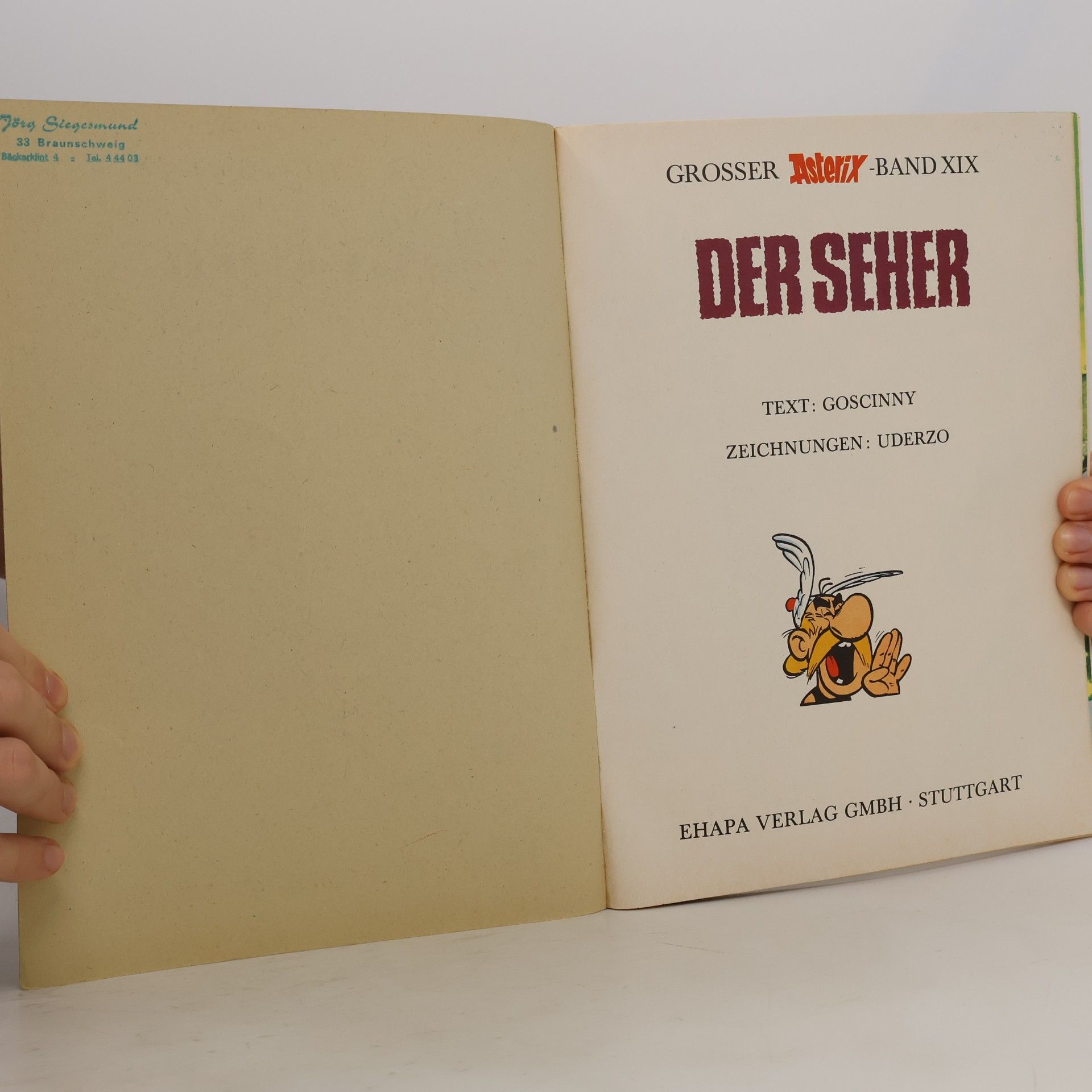 René Goscinny Grosser Asterix XIX. Der Seher