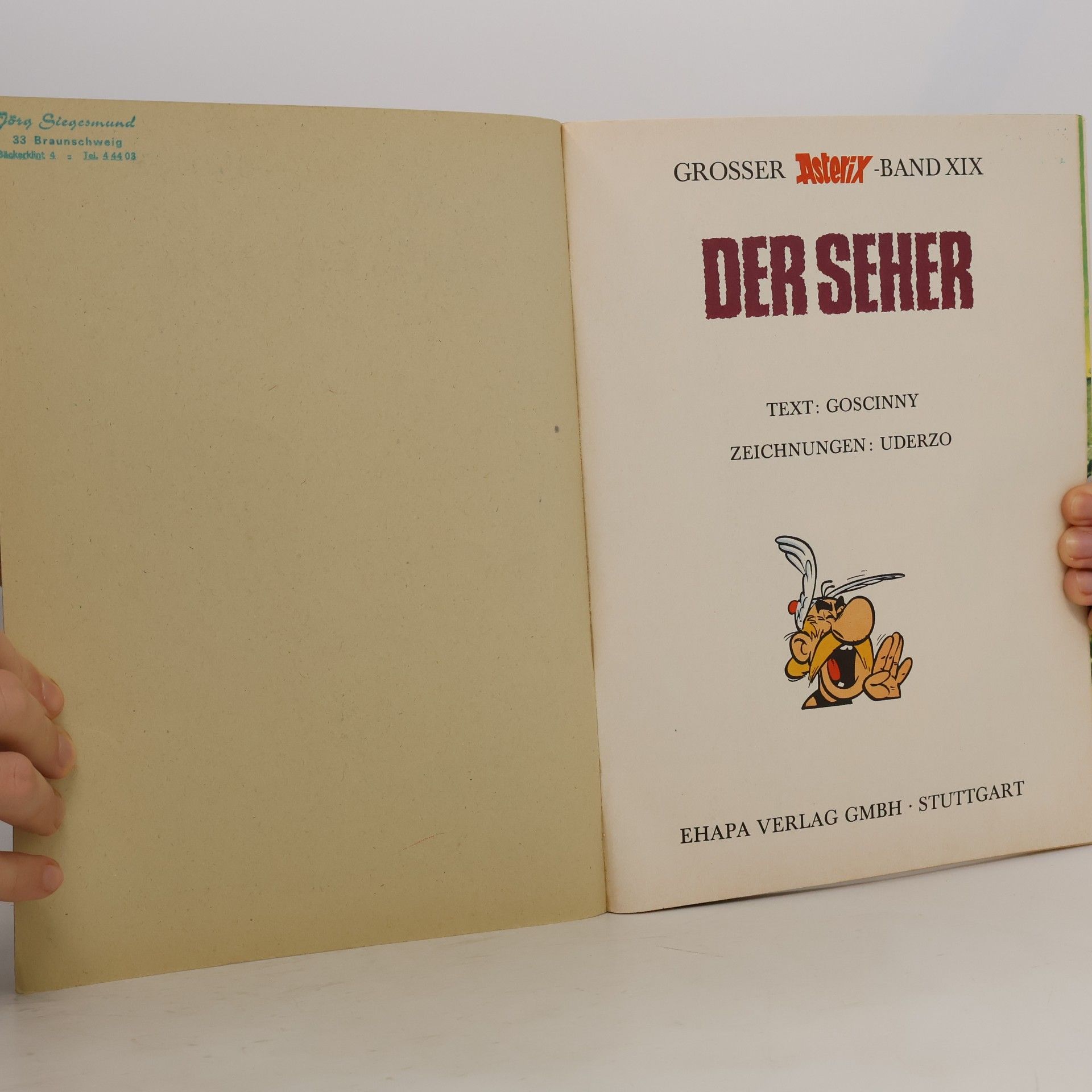 René Goscinny Grosser Asterix XIX. Der Seher