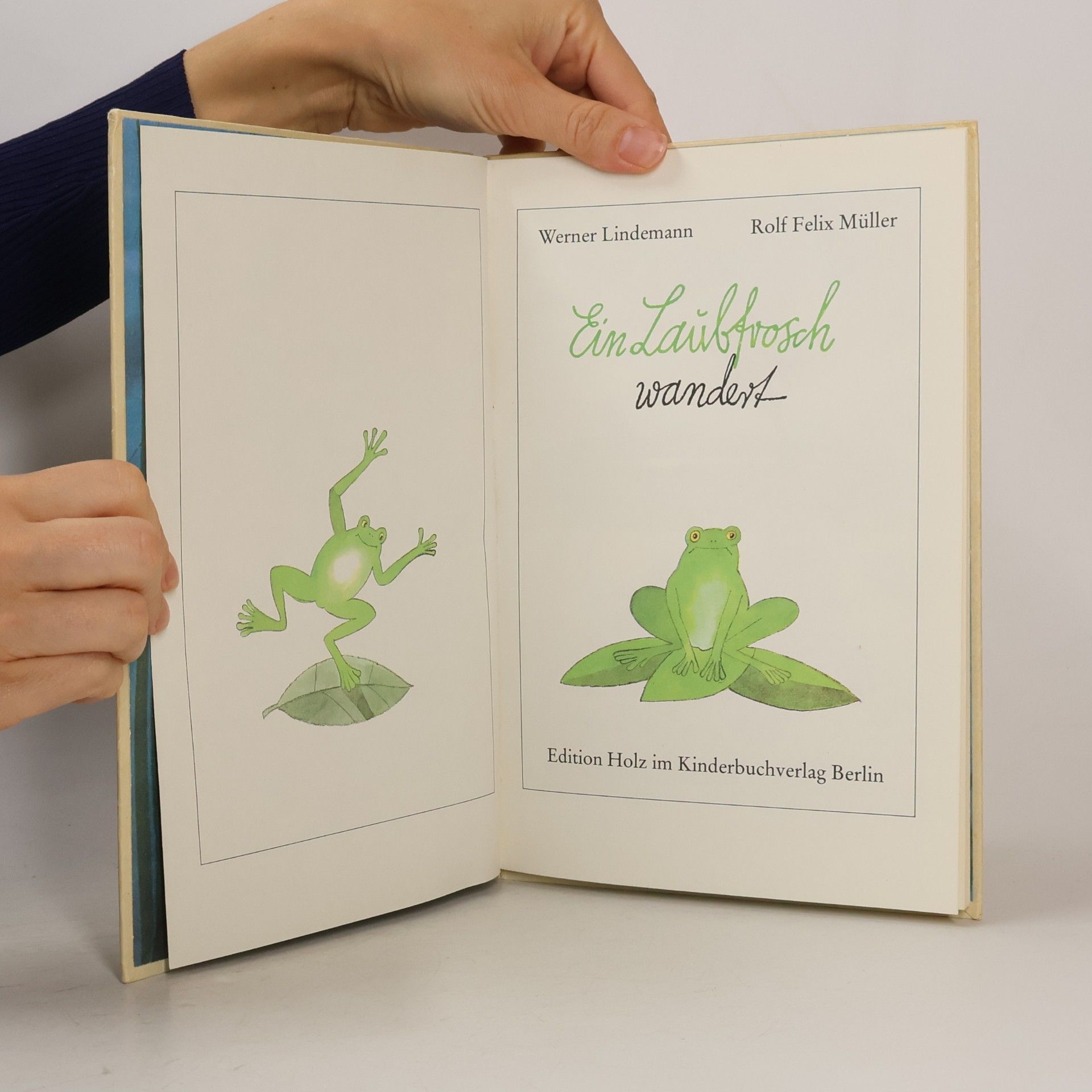Werner Lindemann Ein Laubfrosch wandert