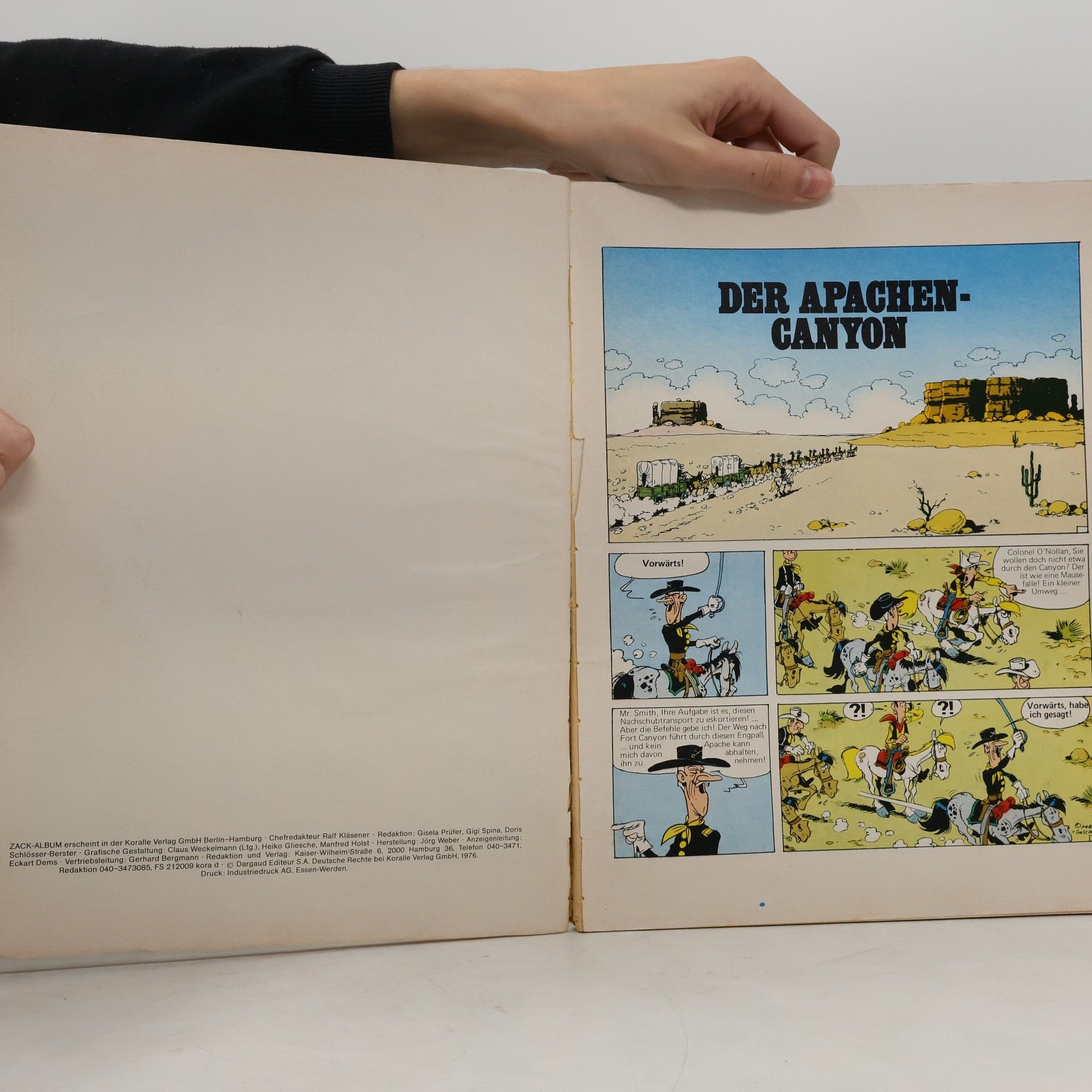 René Goscinny Lucky Luke. Der Apachen-Canyon