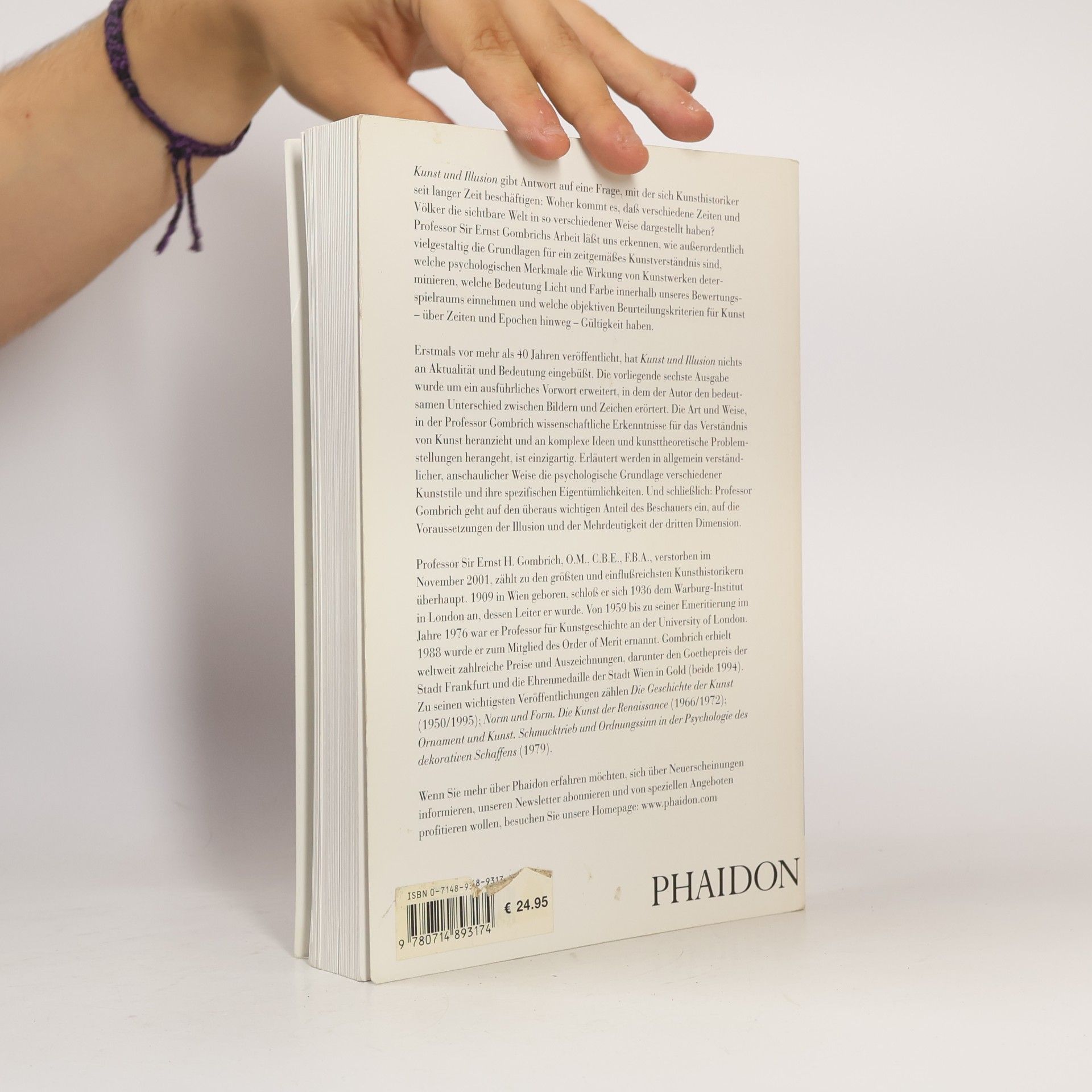 Ernst Gombrich Kunst und Illusion