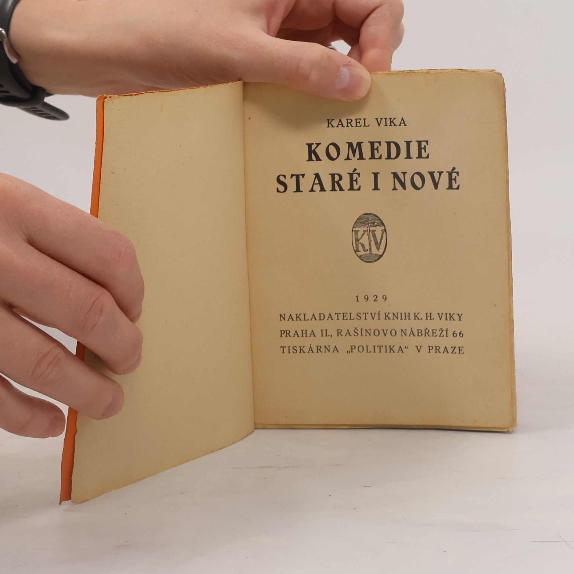 Karel Vika Komedie staré i nové