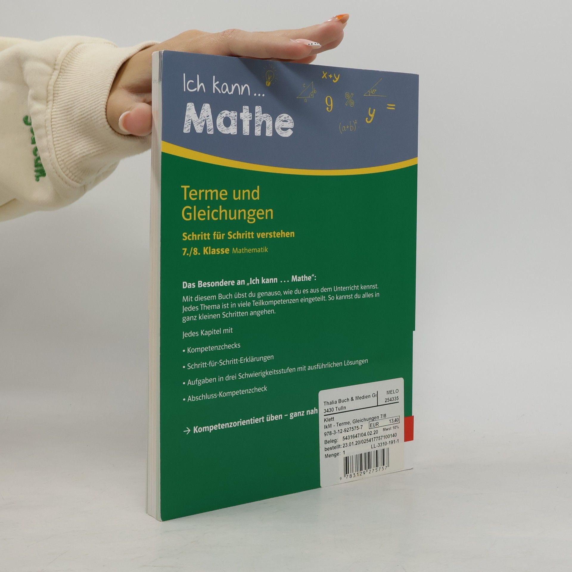 Klett Lerntraining Klett Ich kann Mathe Terme und Gleichungen 7./8. Klasse