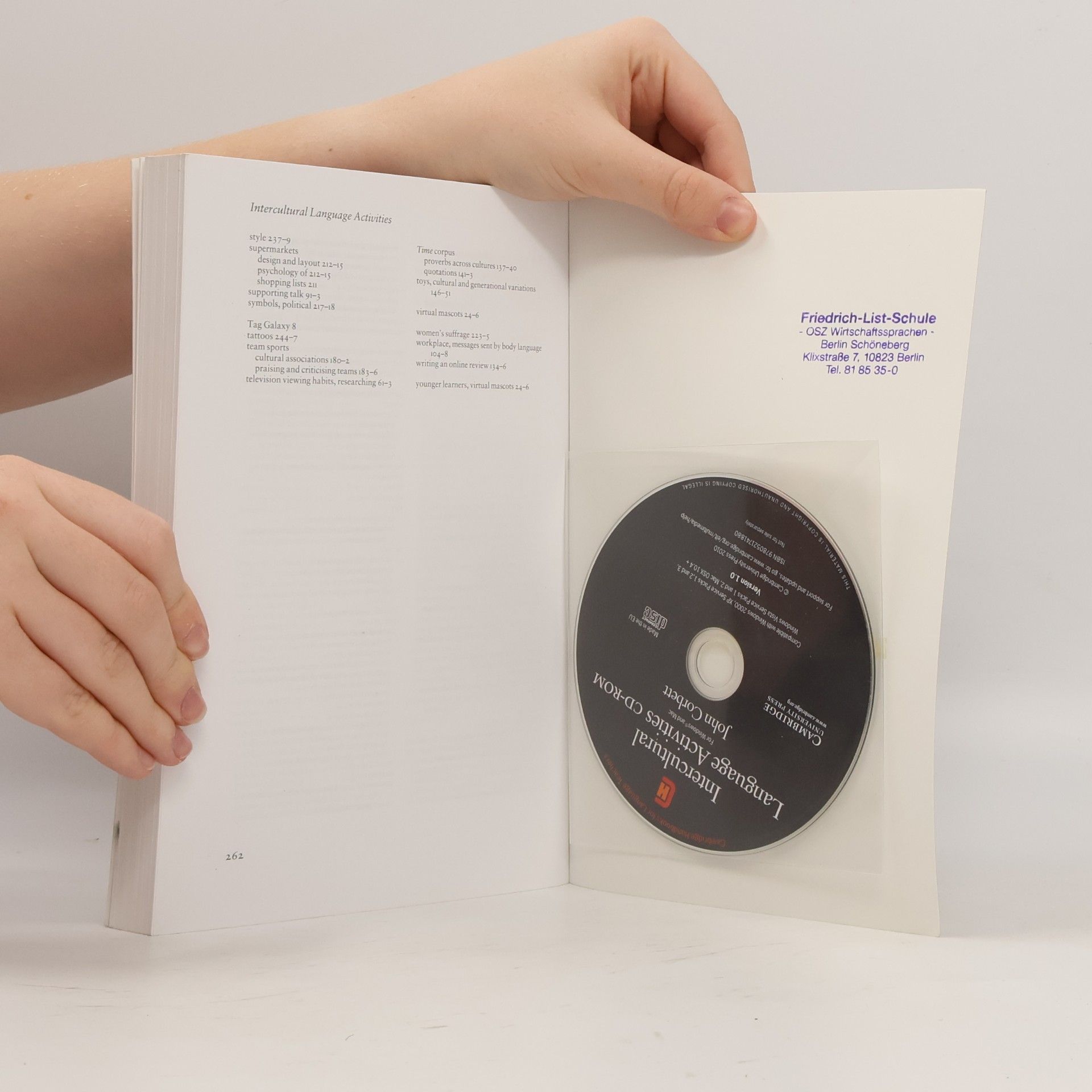 John Corbett Cambridge Handbooks for Language Teachers: Intercultural Language Activities with CD-ROM
