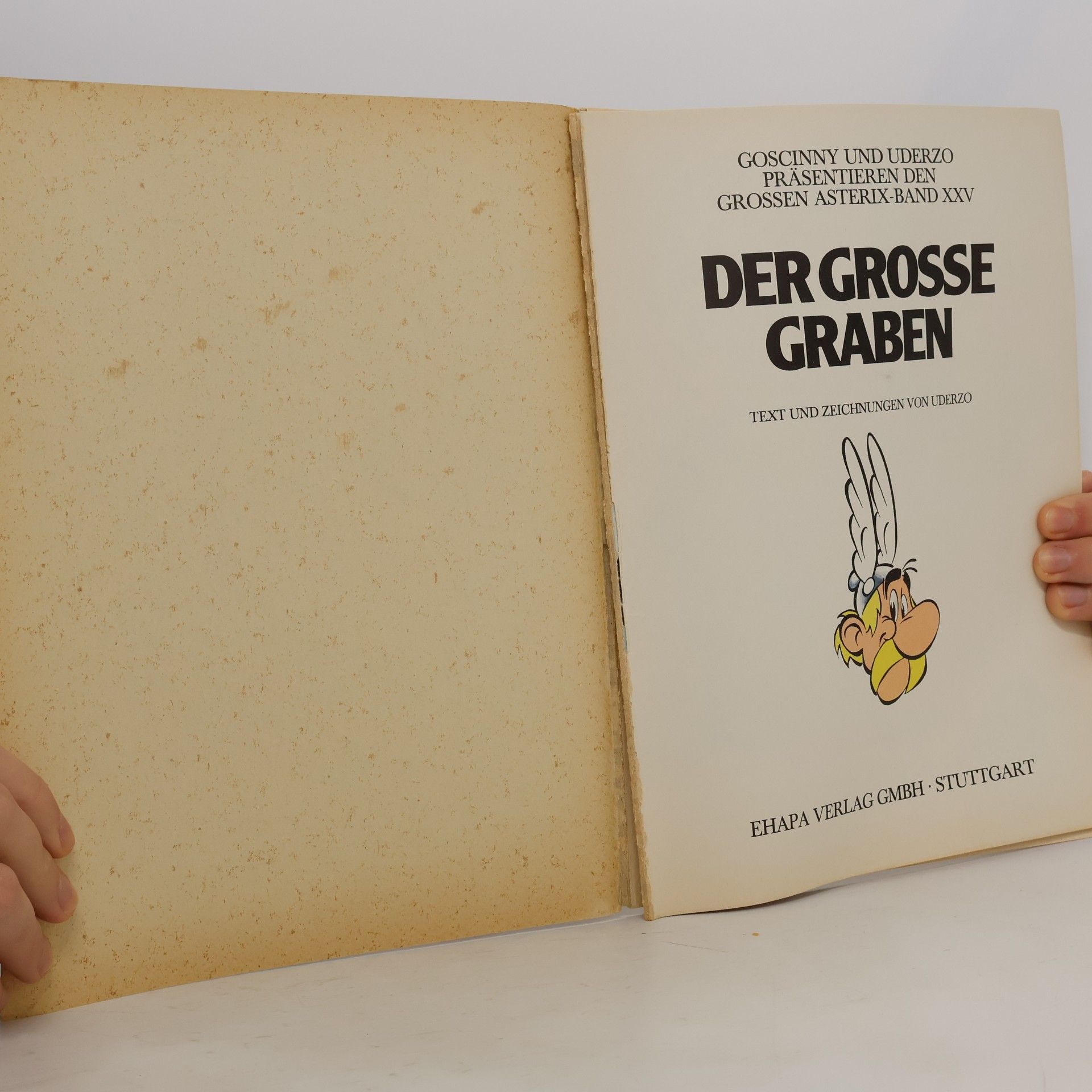 Albert Uderzo Asterix XXV. Der Grosse Graben