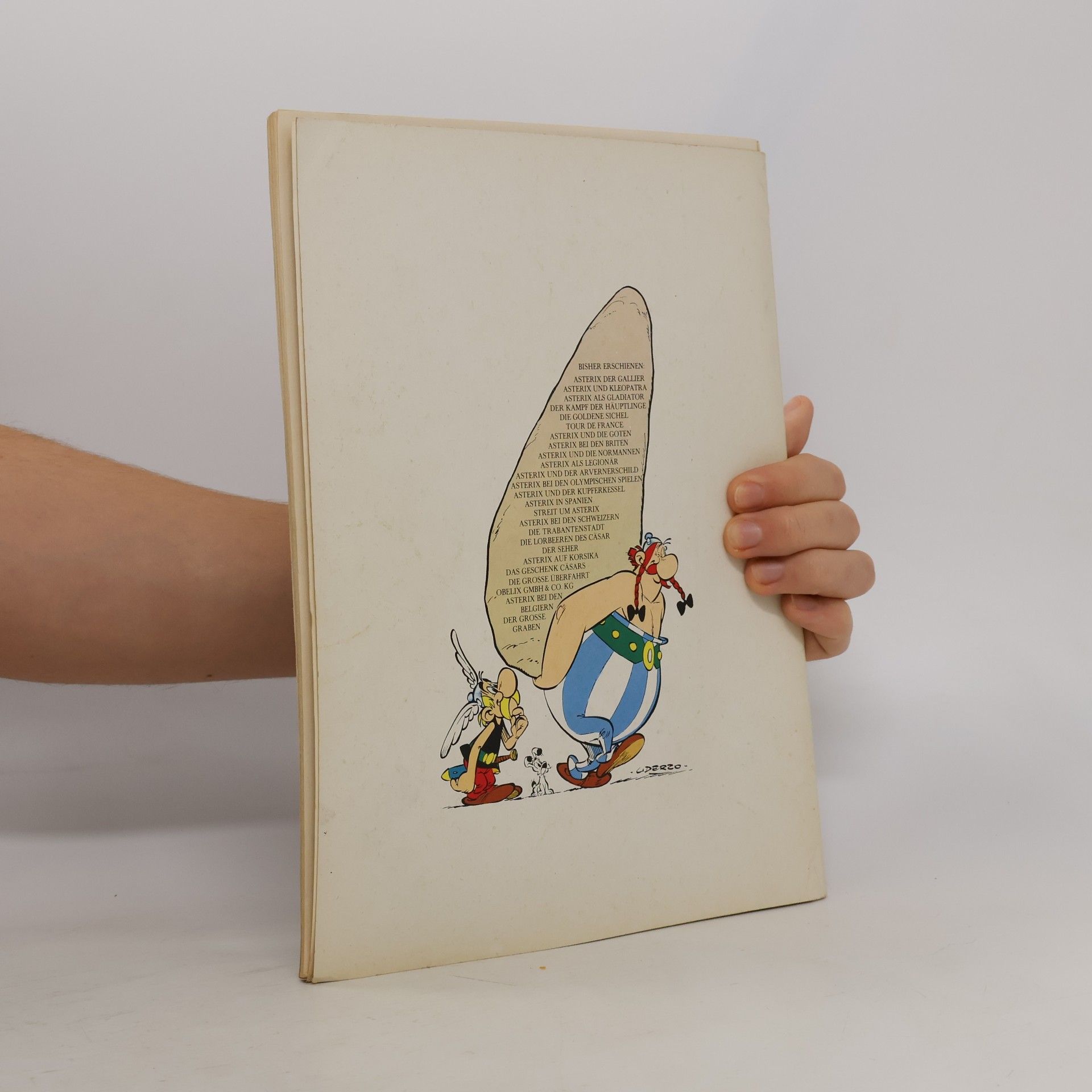 Albert Uderzo Asterix XXV. Der Grosse Graben