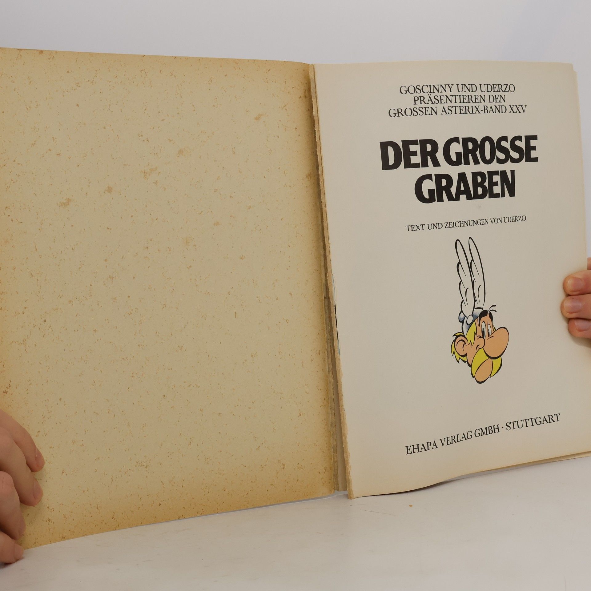Albert Uderzo Asterix XXV. Der Grosse Graben