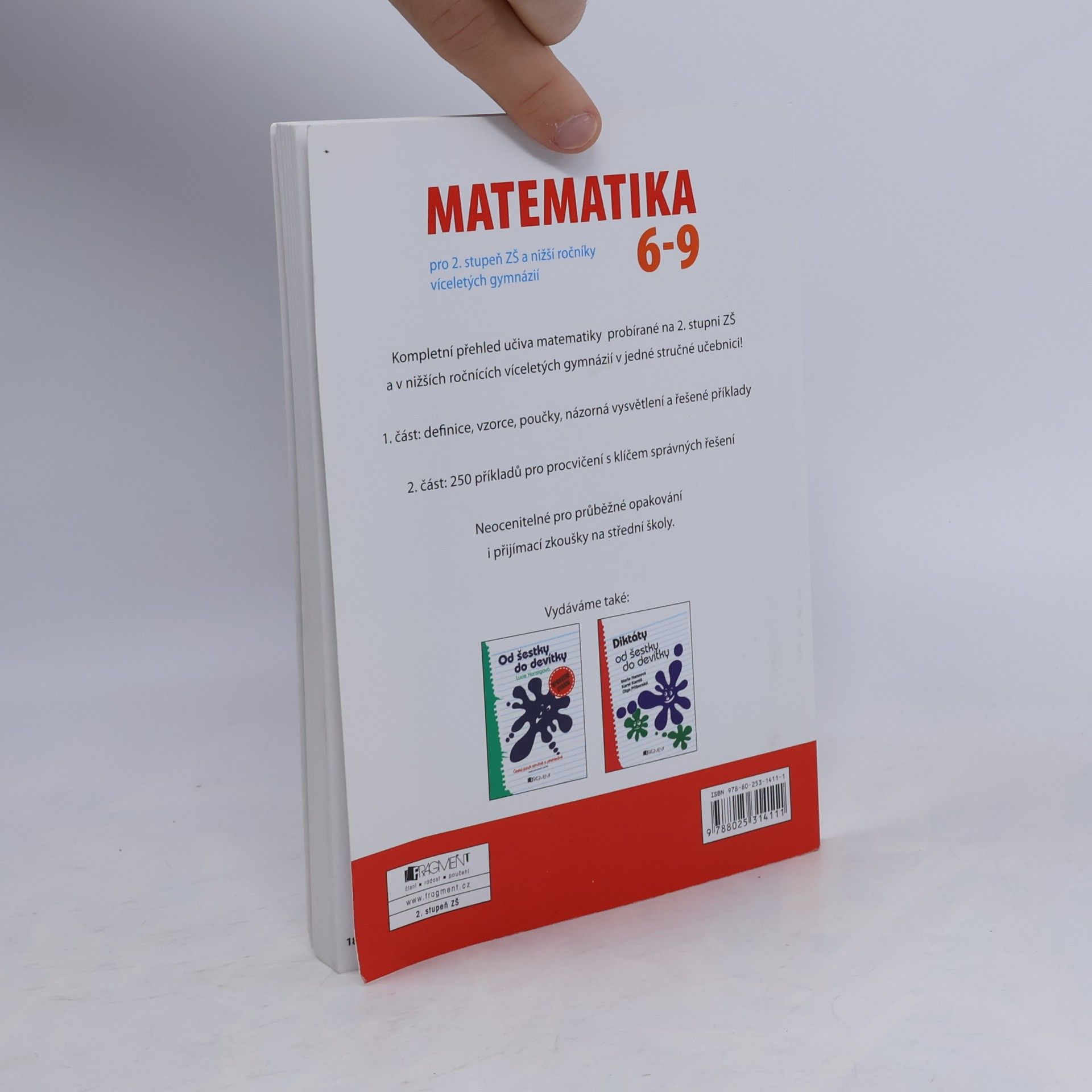 Jaroslav Eisler Matematika 6-9 pro 2. stupeň ZŠ a nižší ročníky víceletých gymnázií