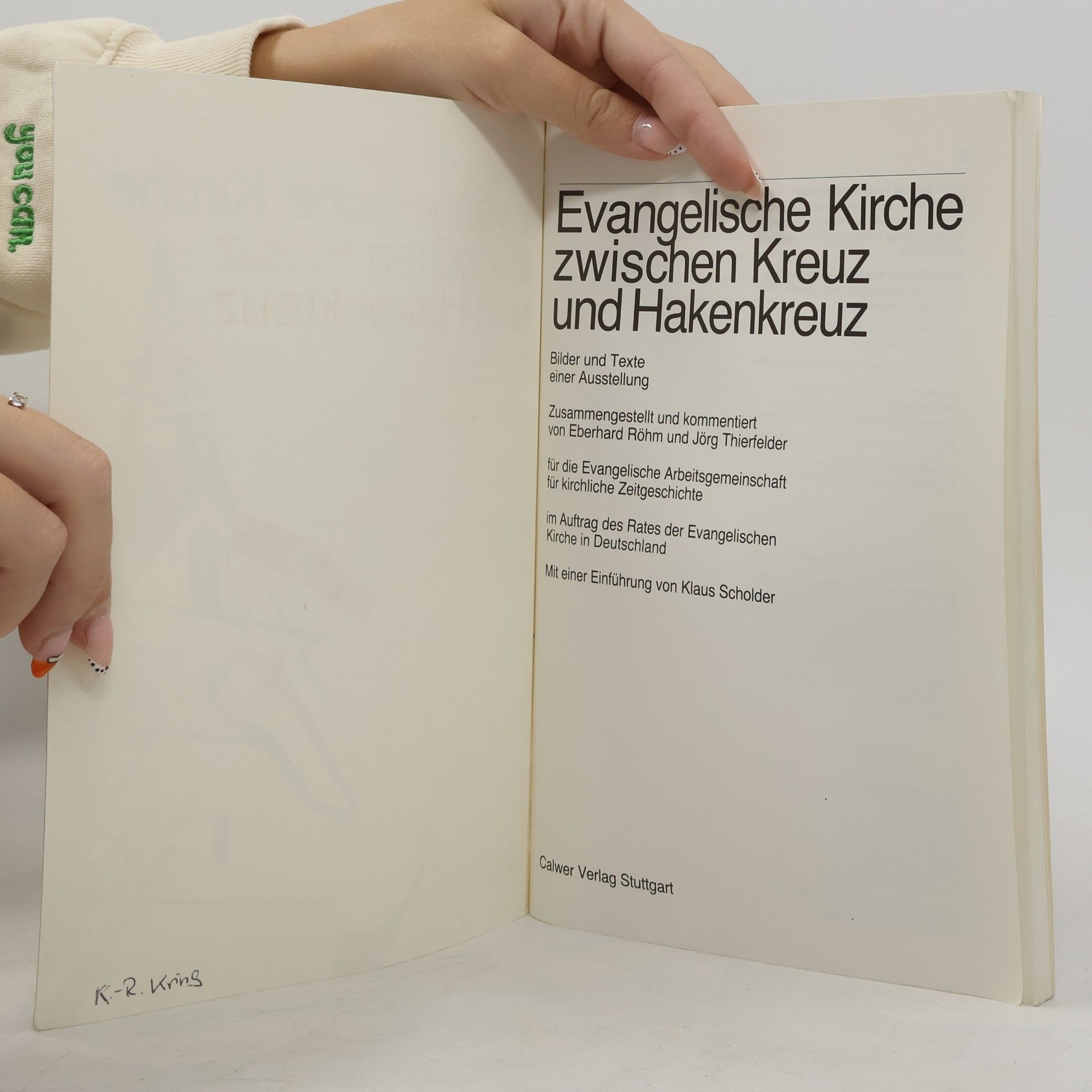 Eberhard Röhm Evangelische Kirche zwischen Kreuz und Hakenkreuz