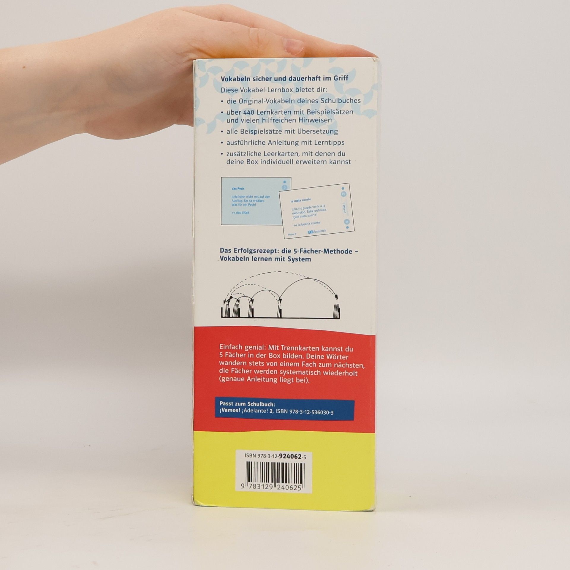 Klett Lerntraining ¡Vamos! ¡Adelante! 2 Vokabel-Lernbox zum Schulbuch