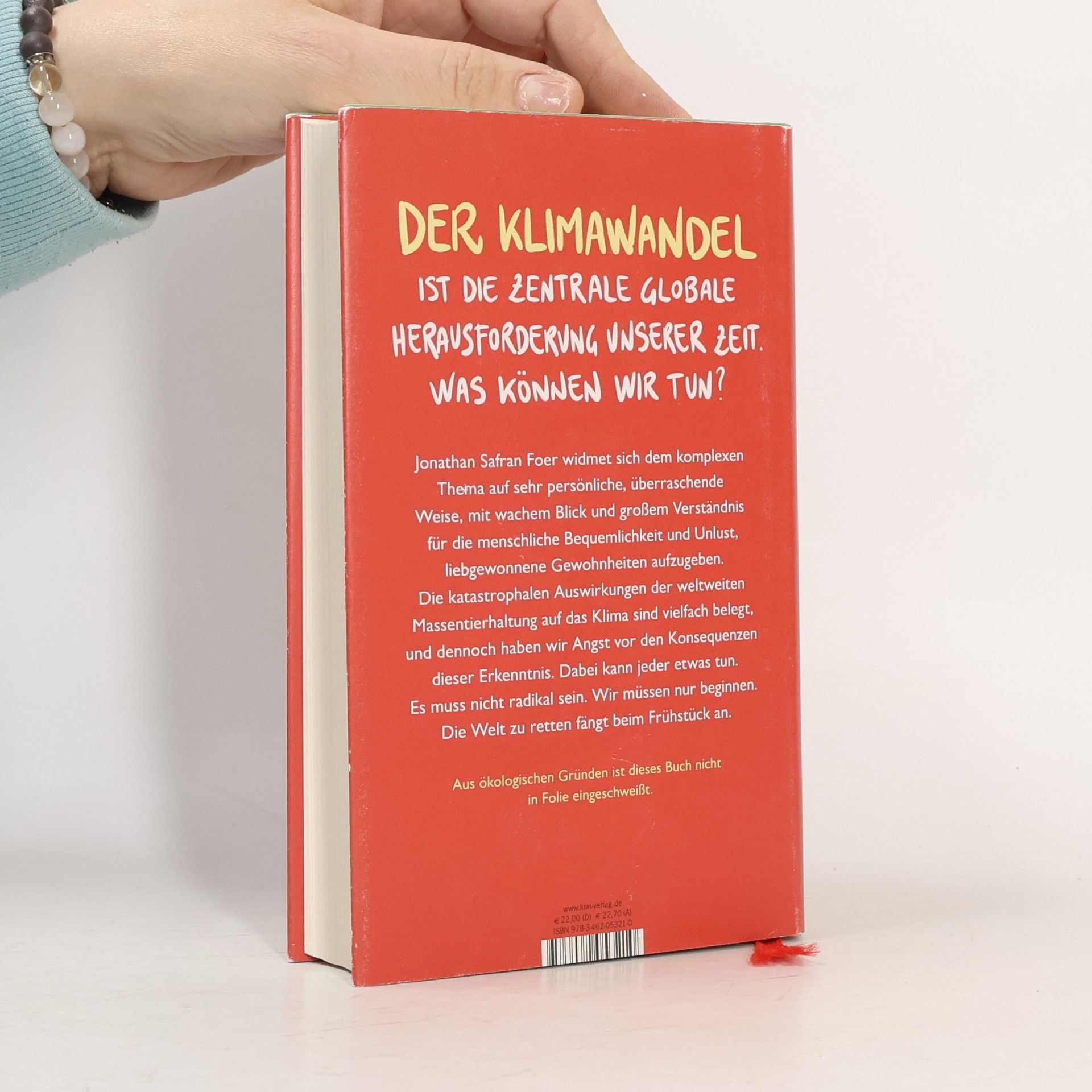 Jonathan Safran Foer Wir sind das Klima!
