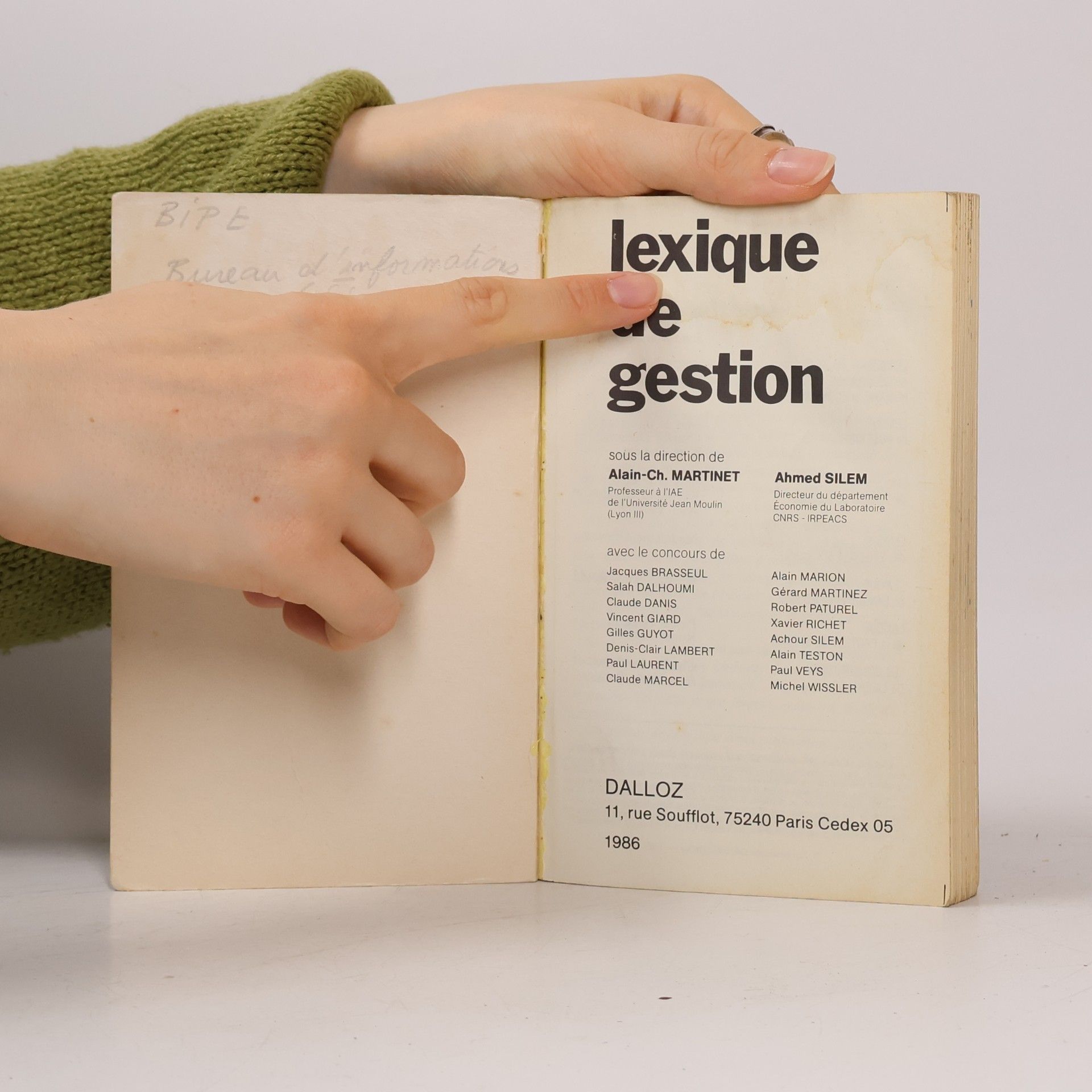 Alain Charles Martinet Lexique de gestion