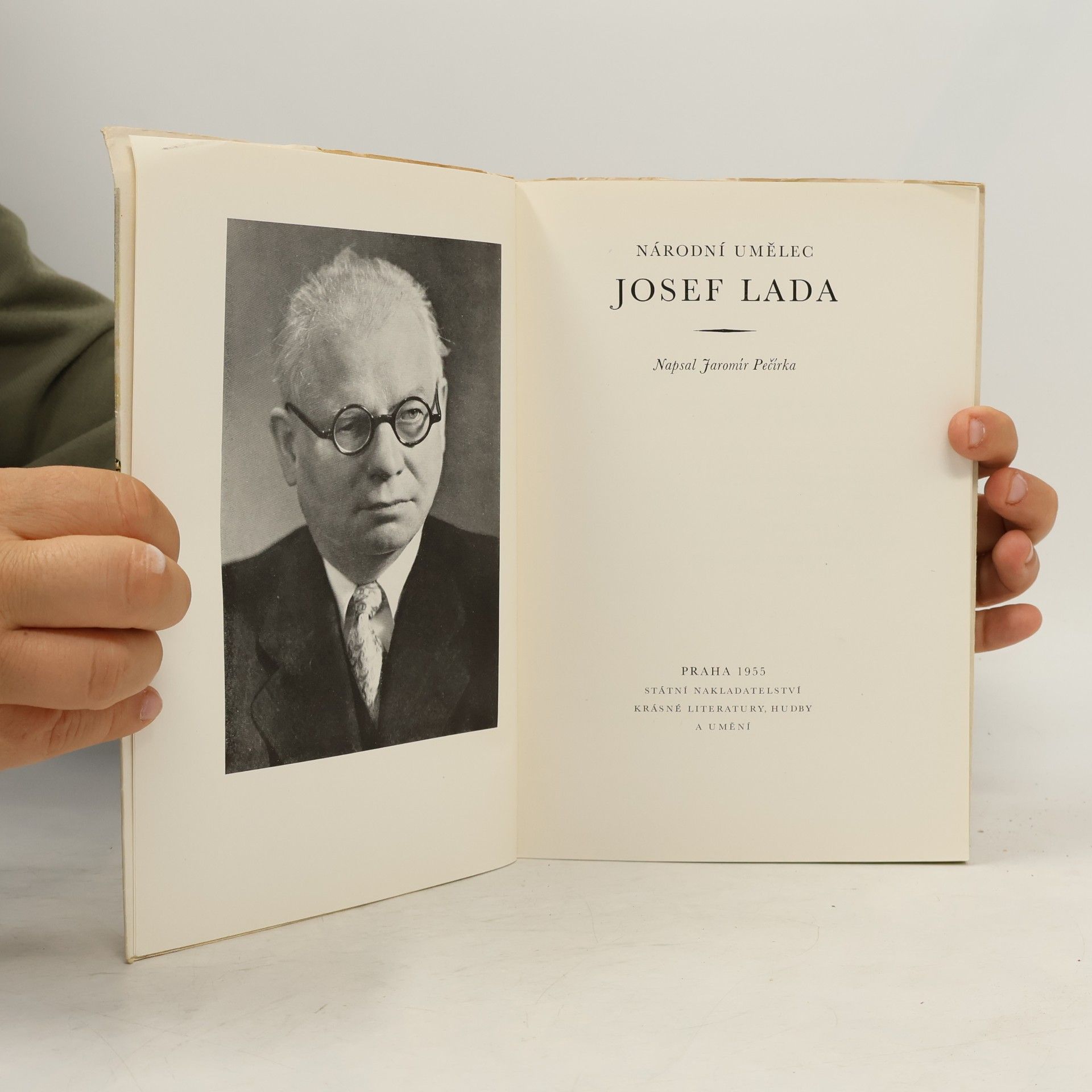 Jaromír Pečírka Národní umělec Josef Lada