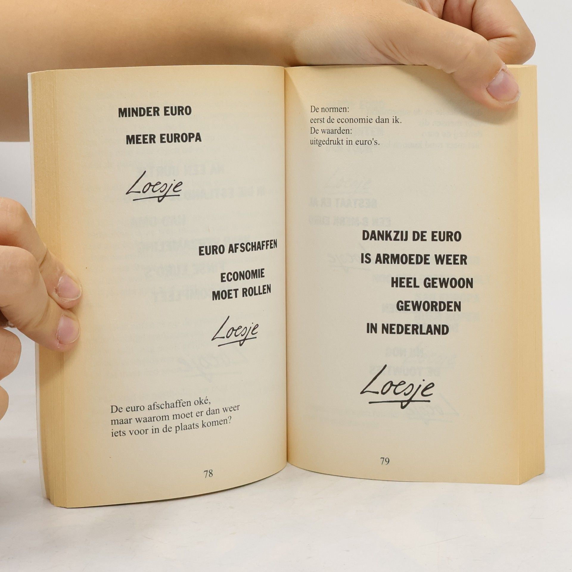 Loesje Ervaar Europa mijd Brussel