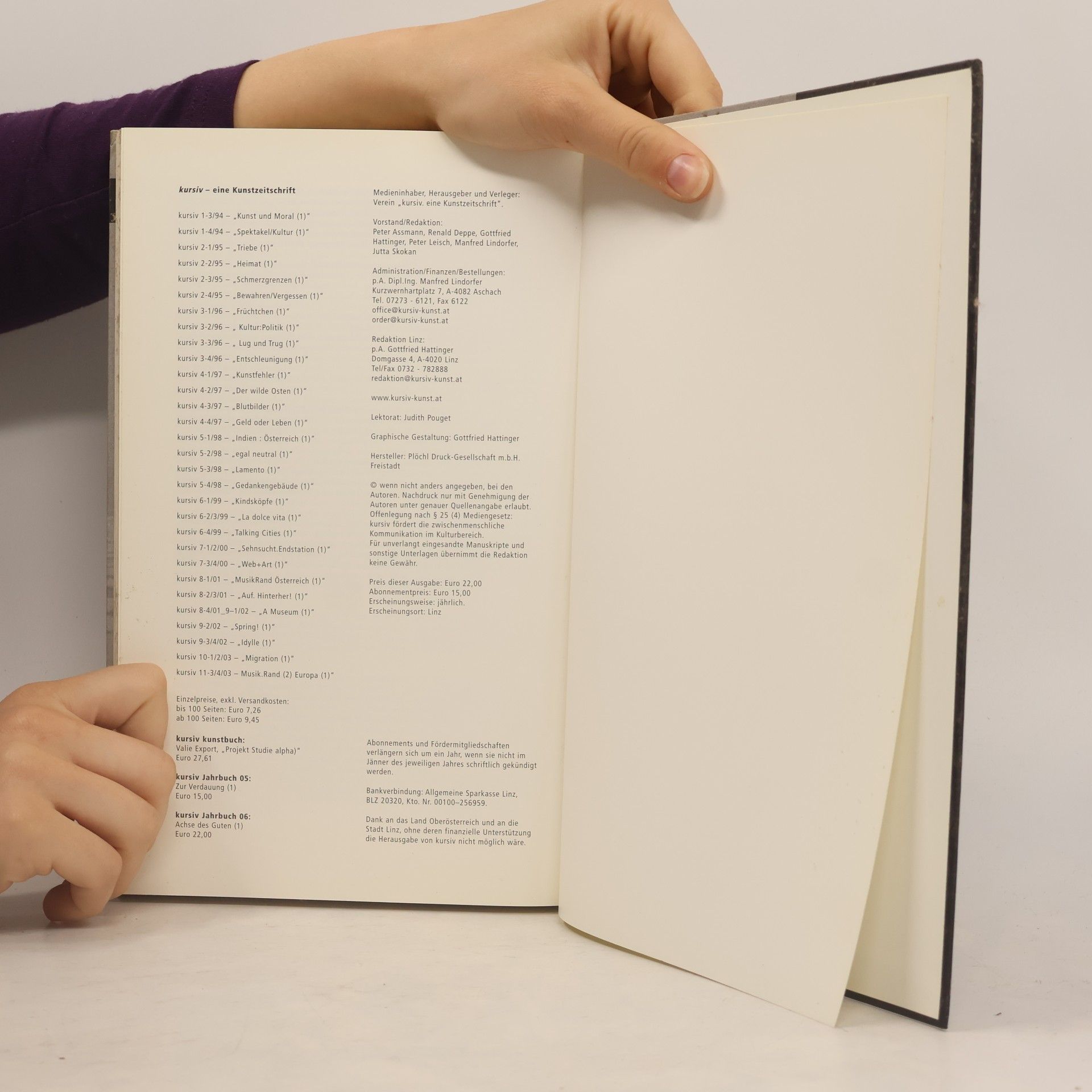 Gottfried Hattinger Jahrbuch 2007: ... WIE DICH SELBST (1)
