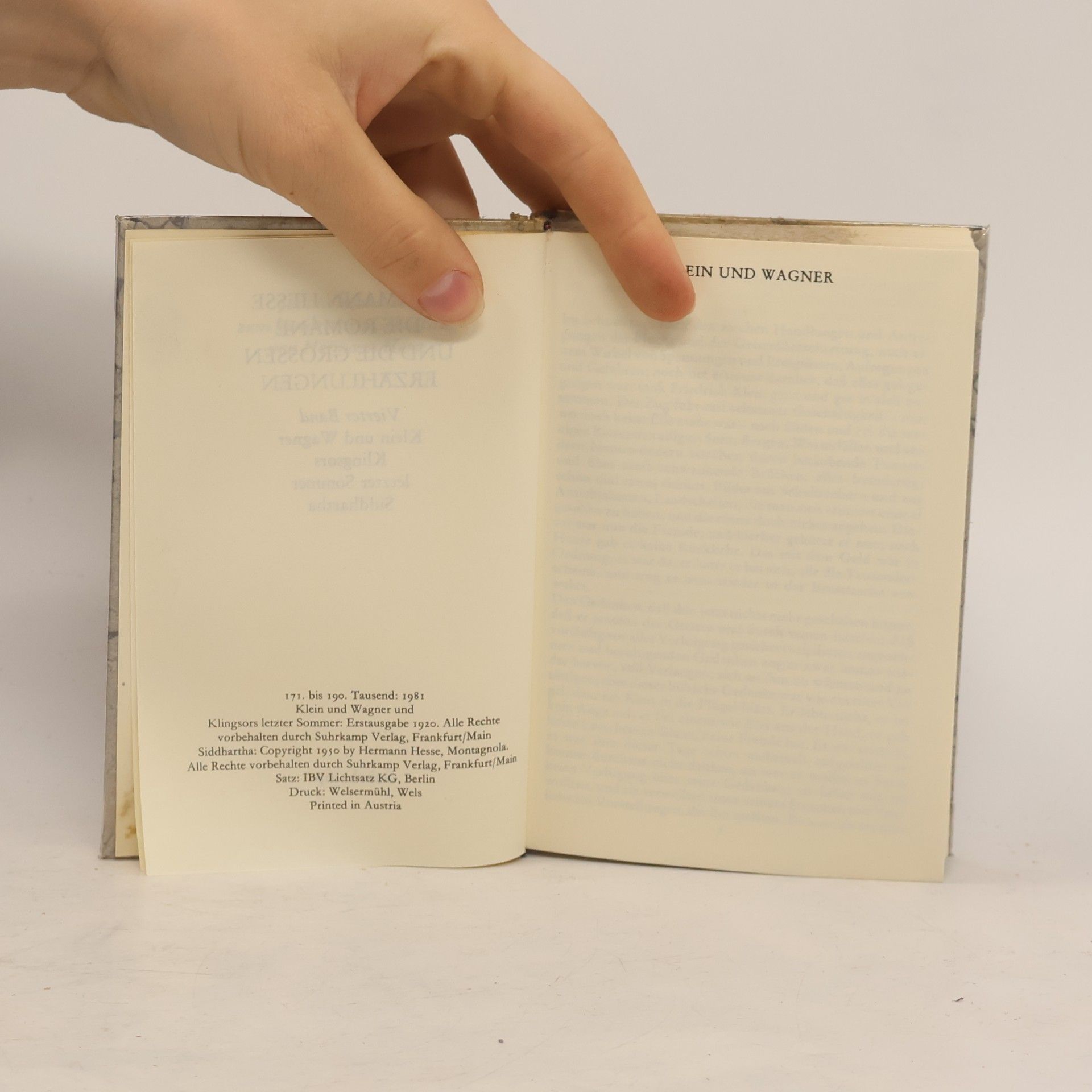 Hermann Hesse Die Romane und die großen Erzählungen. Band 1-8 komplett.