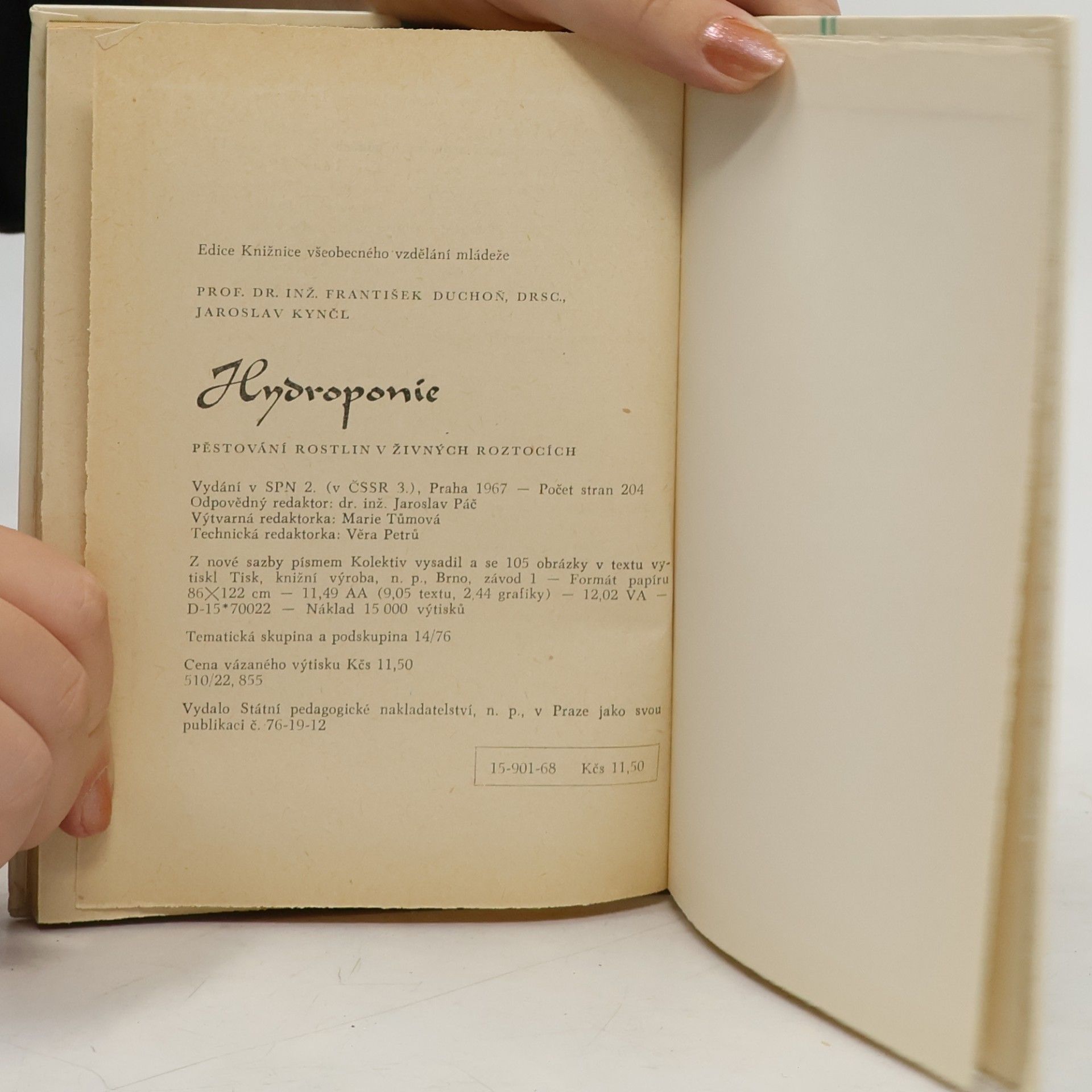 František Duchoň Hydroponie