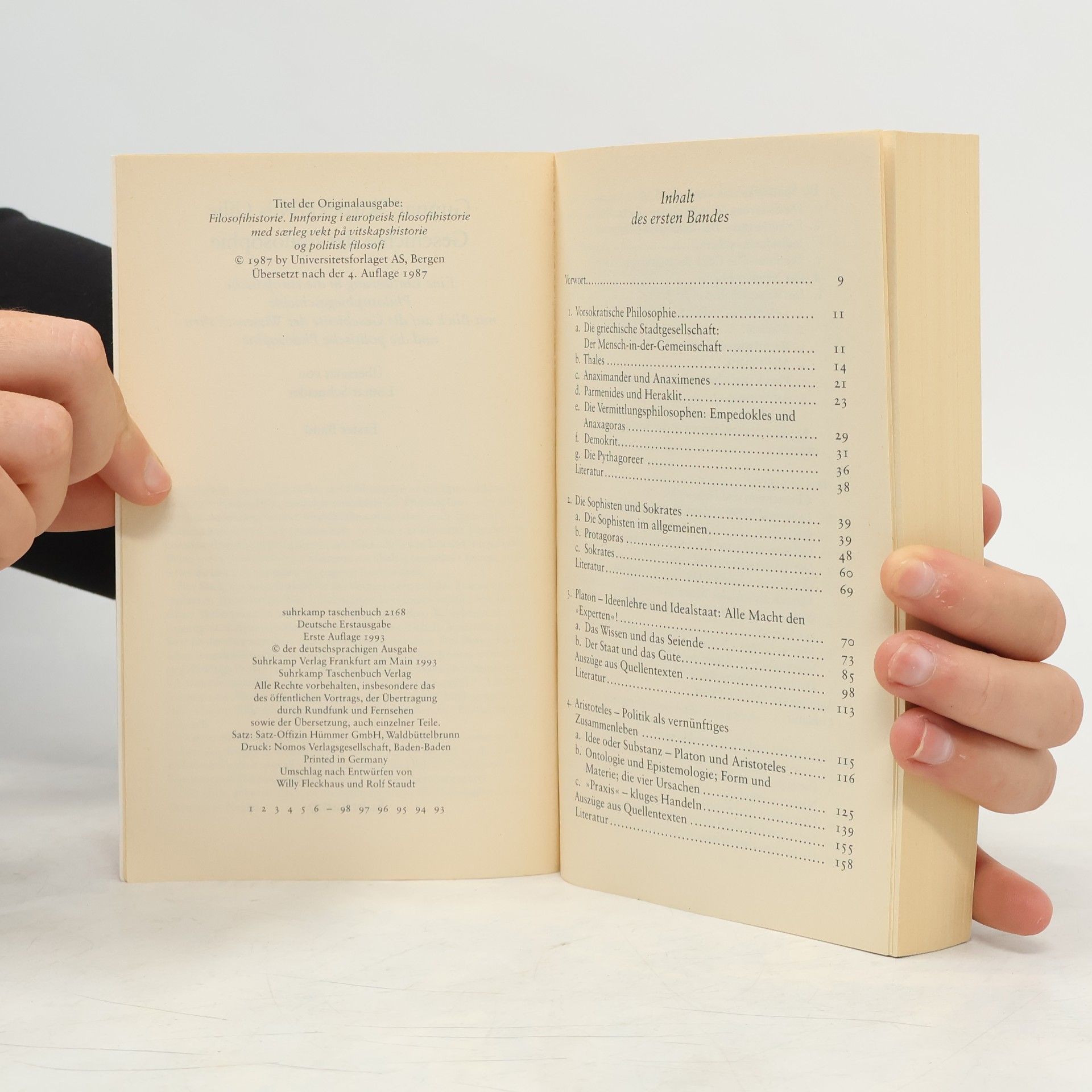 Gunnar Skirbekk Geschichte der Philosophie 1