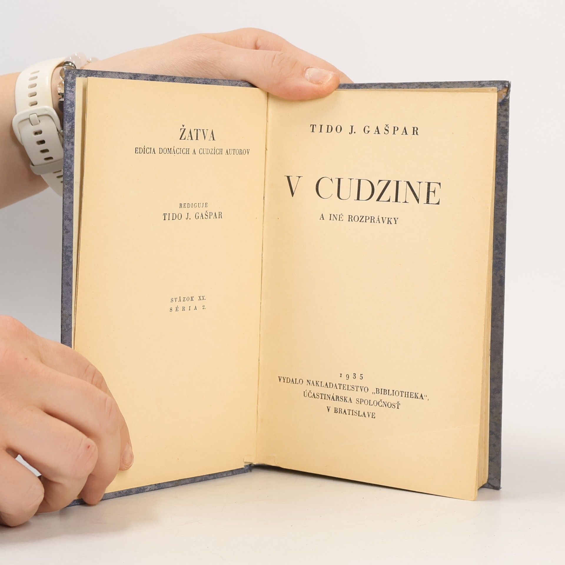 Tido J. Gašpar V Cudzine a iné rozprávky