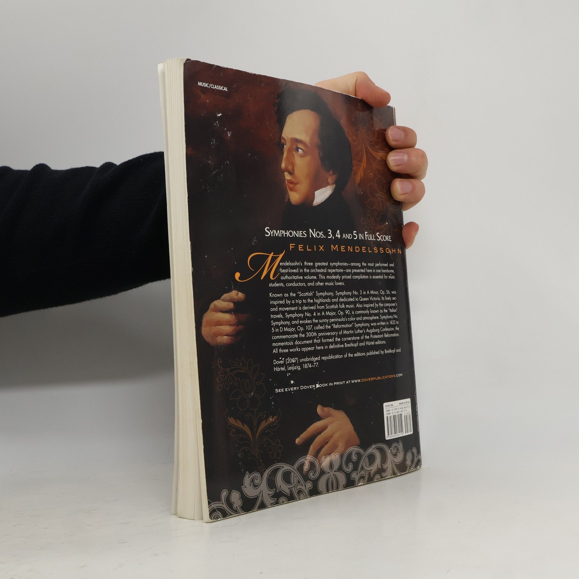 Felix Mendelssohn Bartholdy Symphonies Nos. 3, 4 and 5 in Full Score