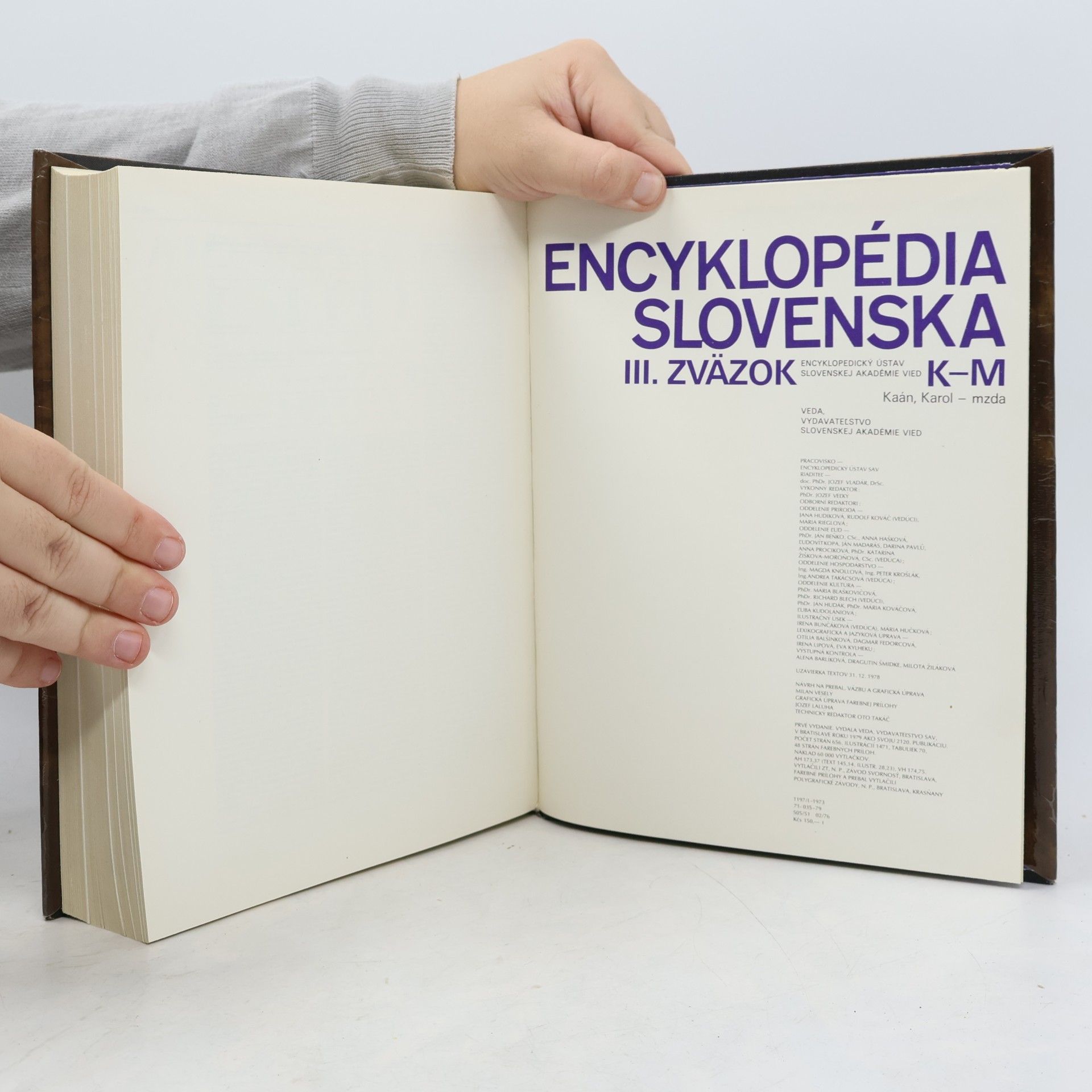 Various authors Encyklopédia Slovenska III. zväzok. K-M