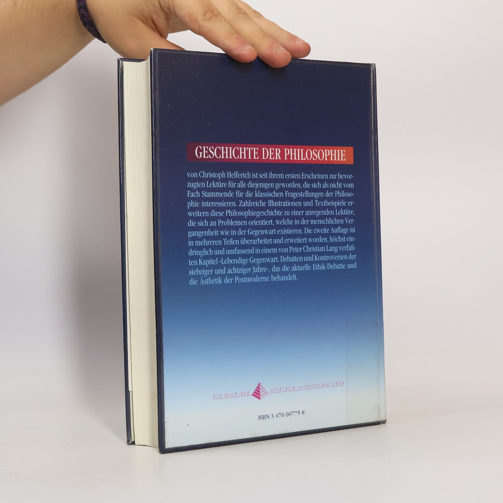 Christoph Helferich Geschichte der Philosophie
