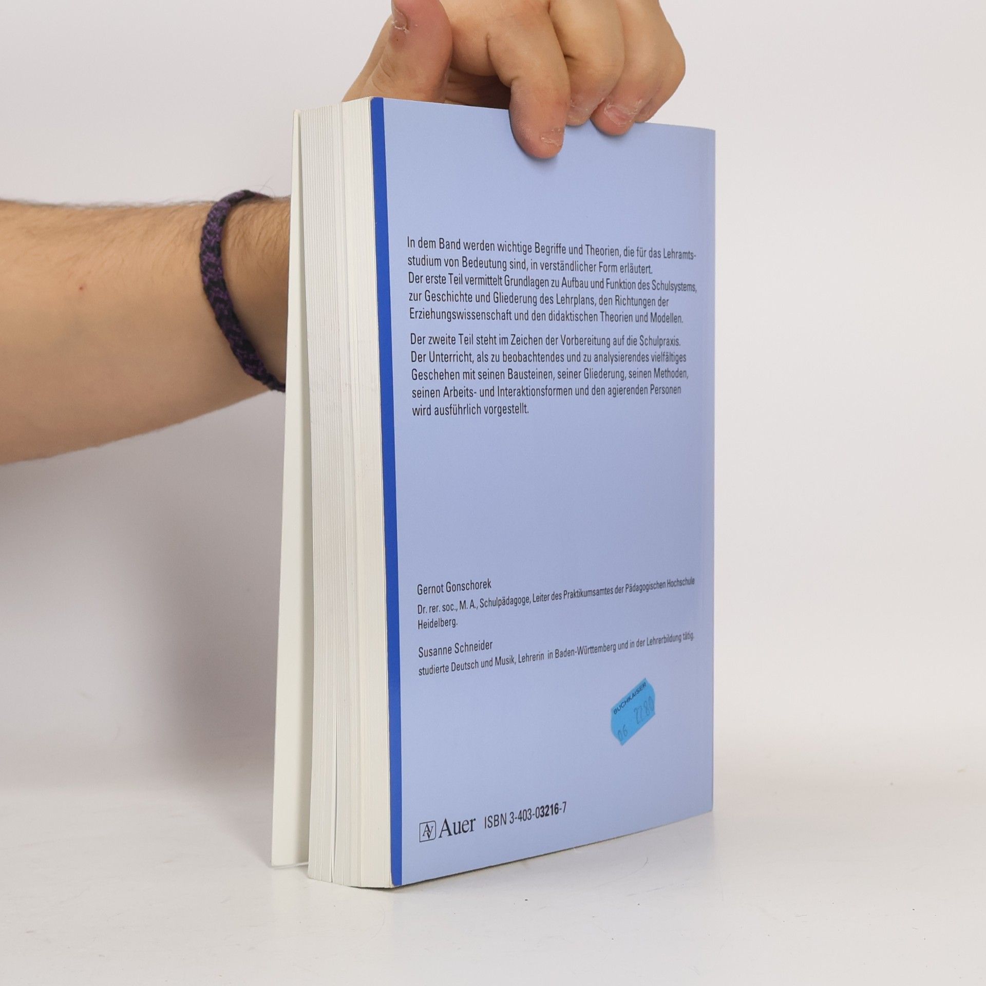 Gernot Gonschorek Einführung in die Schulpädagogik und die Unterrichtsplanung: Erweiterte Ausgabe (Alle Klassenstufen)