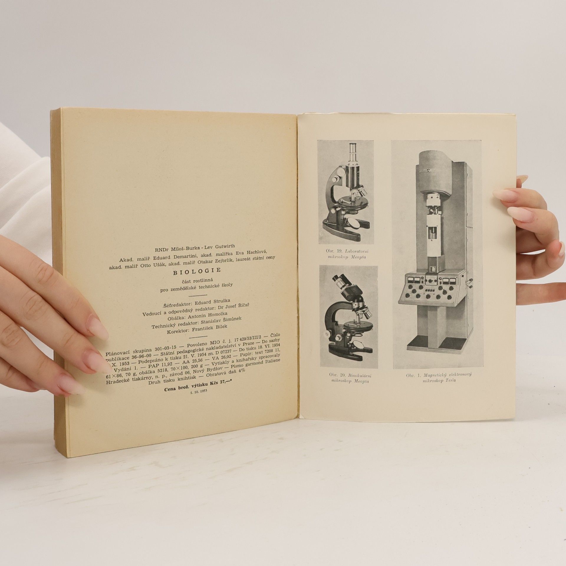 Autorenkollektiv Biologie – část rostlinná pro zemědělské technické školy
