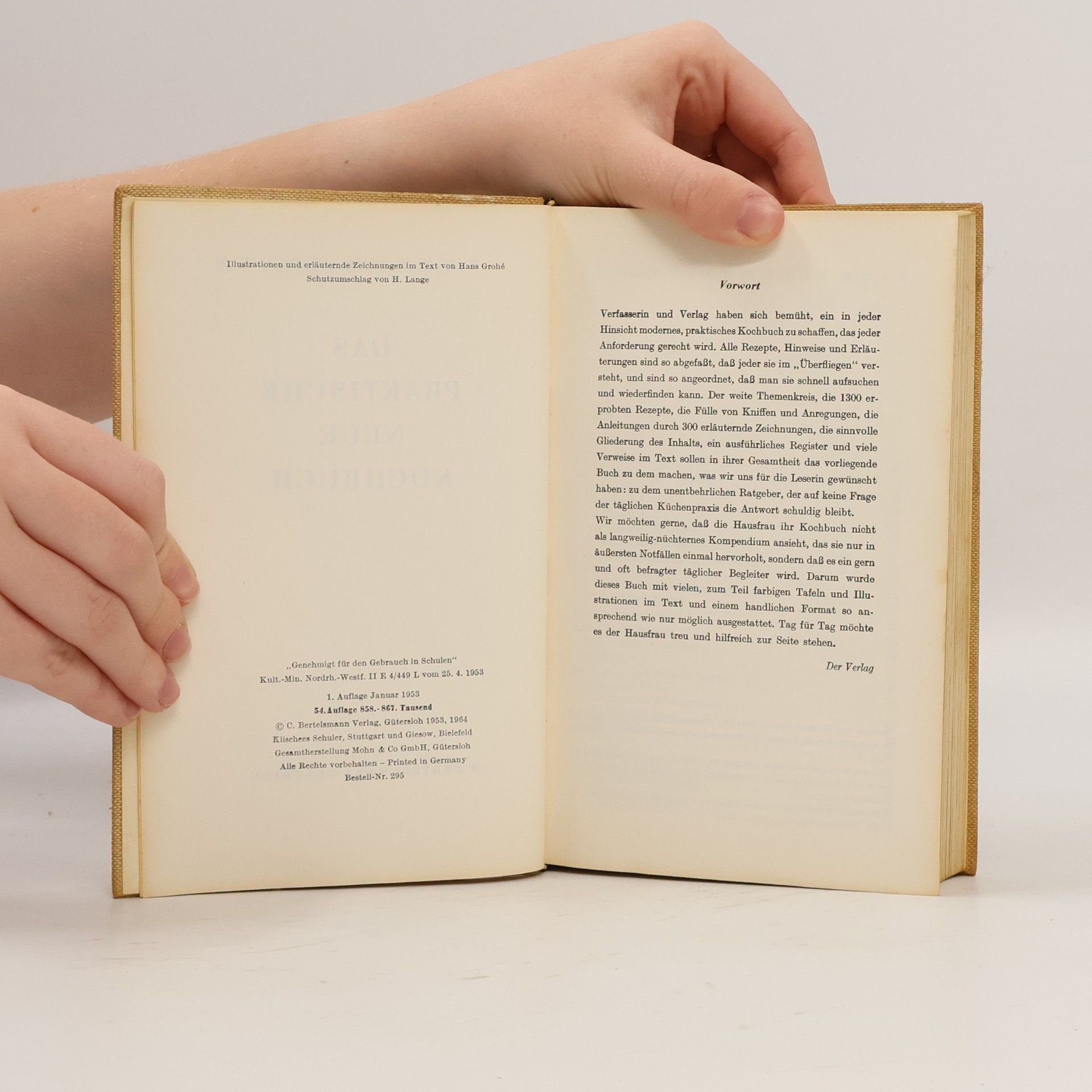 Hans Grohé Das praktische neue Kochbuch