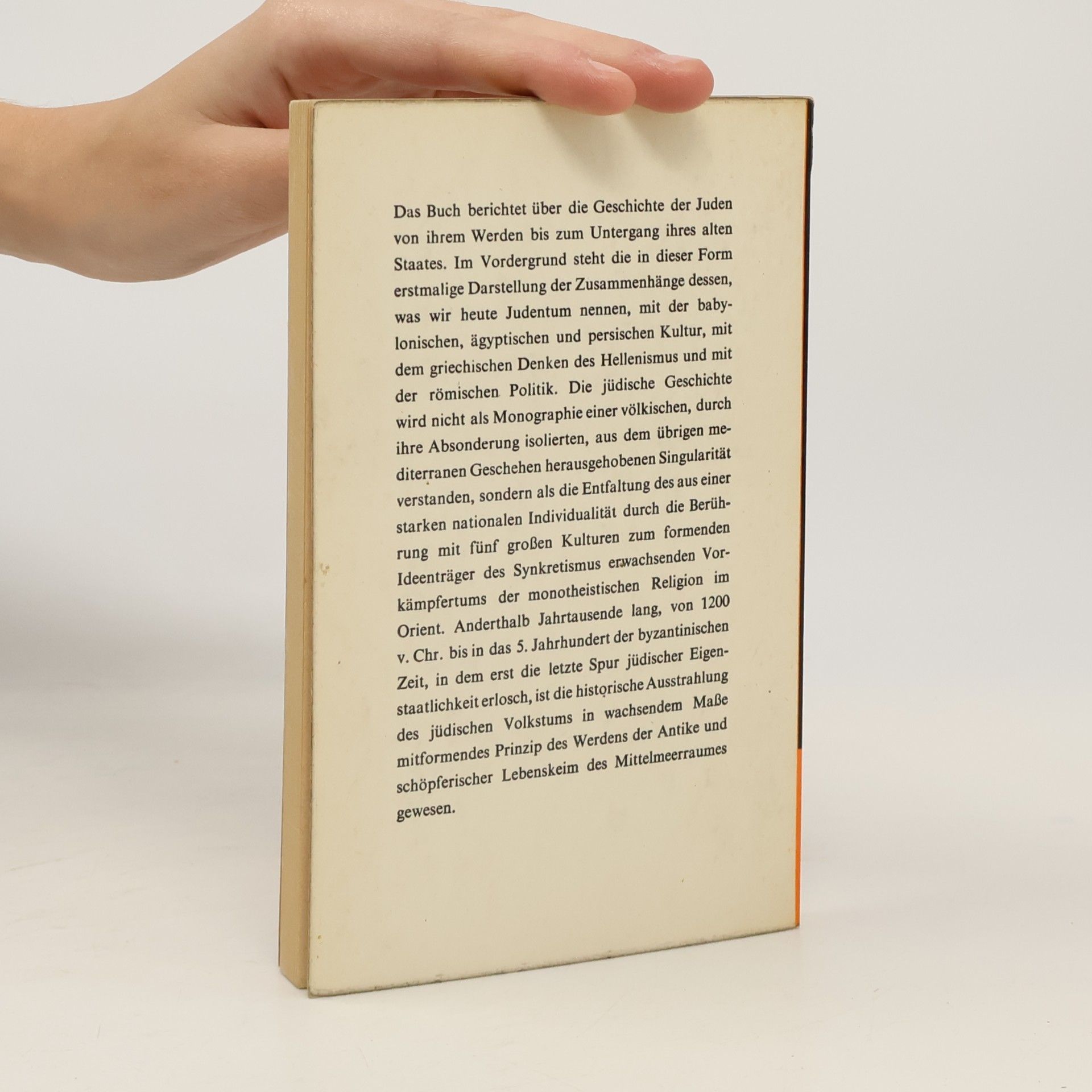 Edmund Schopen Geschichte des Judentums im Orient