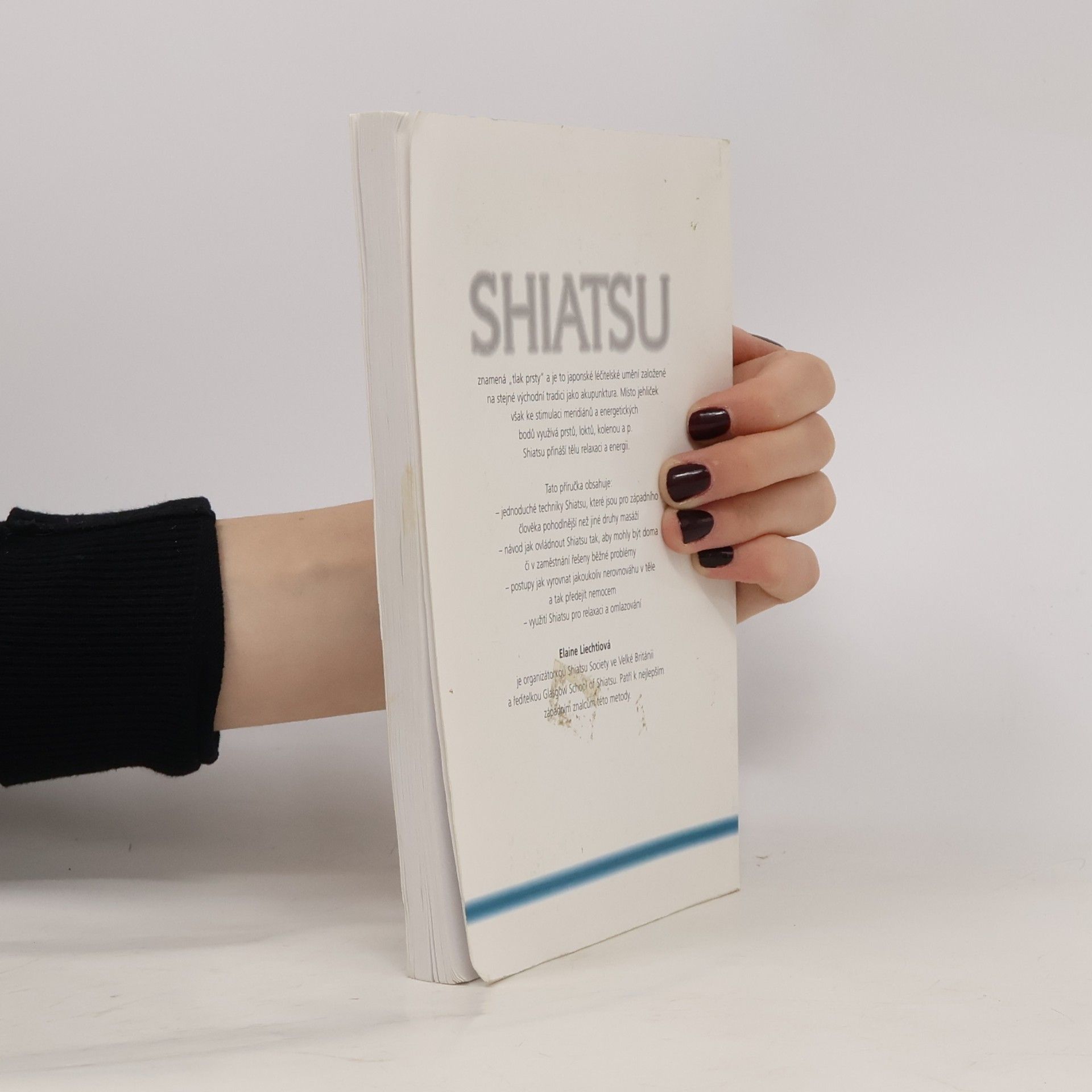 Elaine Liechti Shiatsu. Japonská masáž pro zdraví a dobrou kondici.