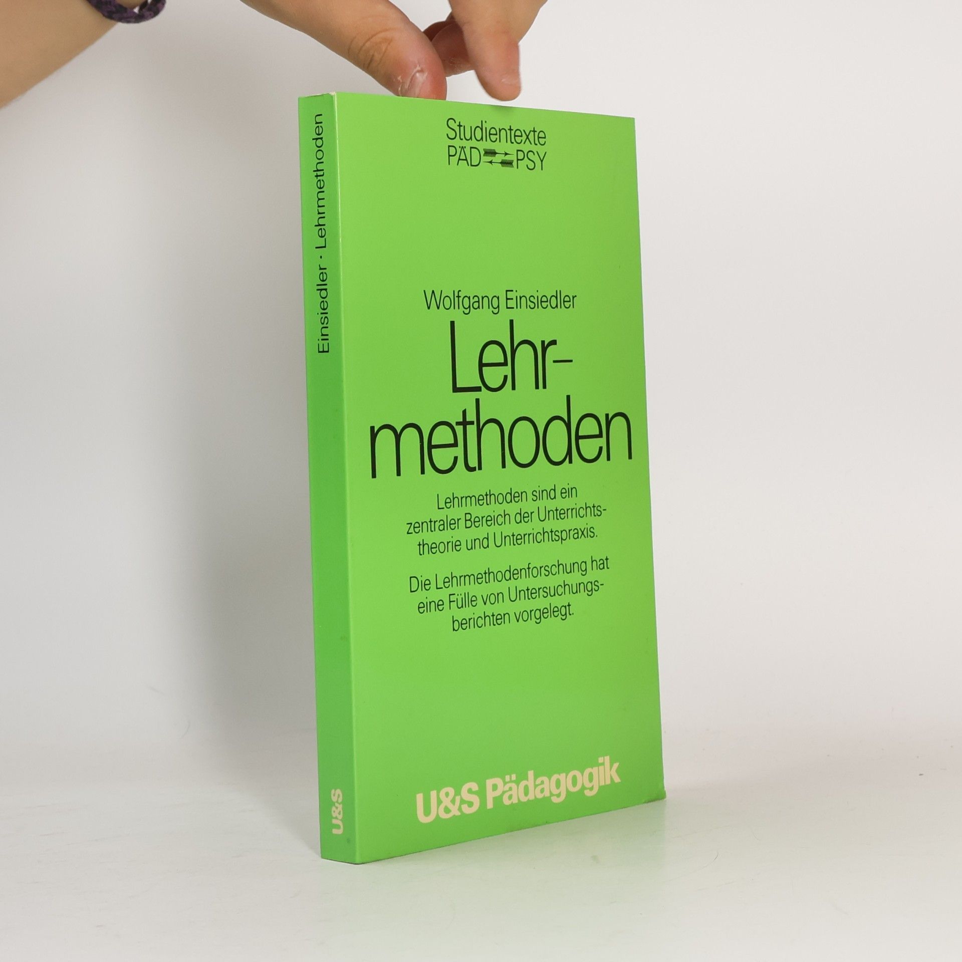 Wolfgang Einsiedler Studientexte Päd/Psy: Lehrmethoden